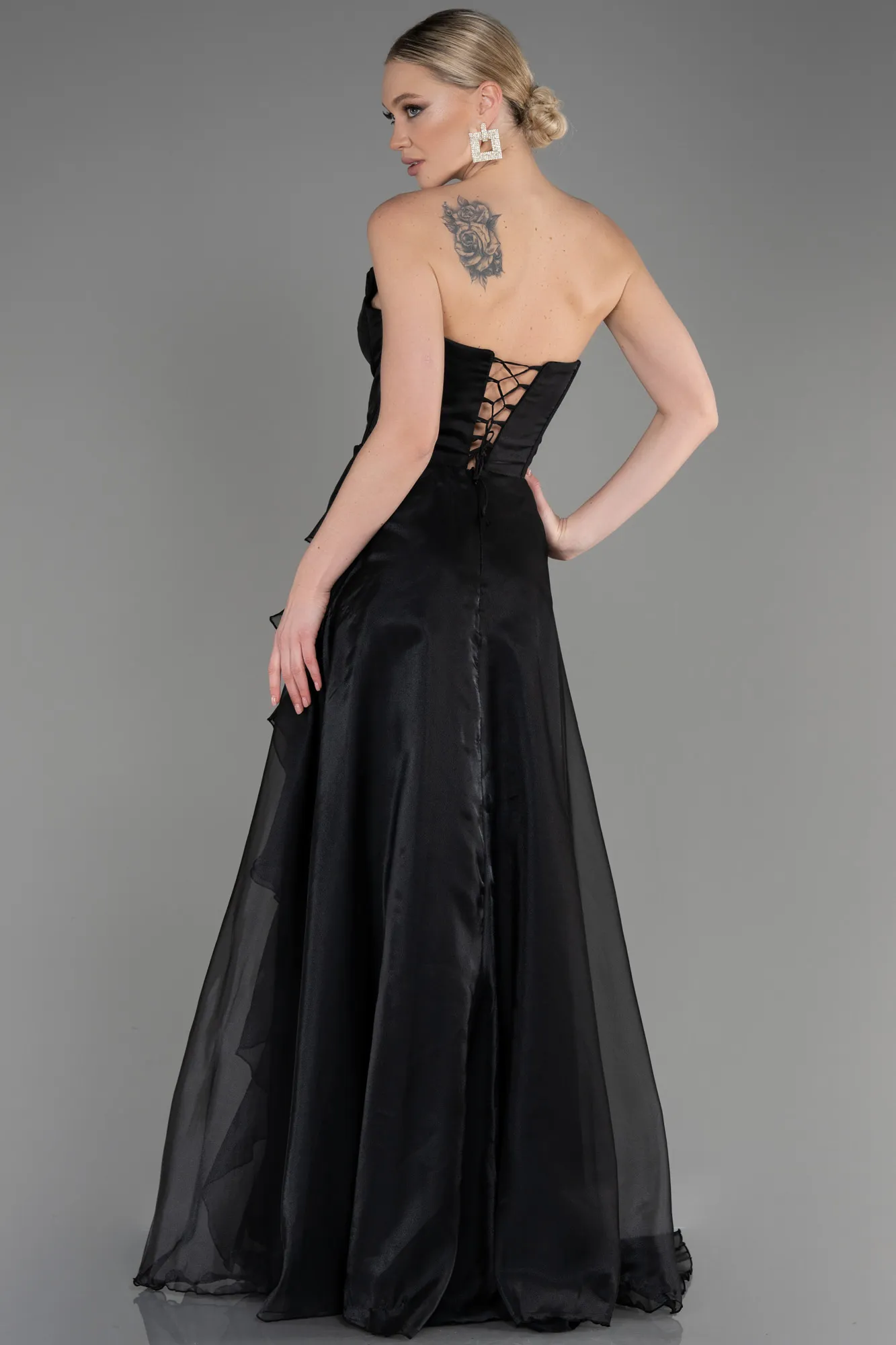 Black-Long Evening Dress ABU3720