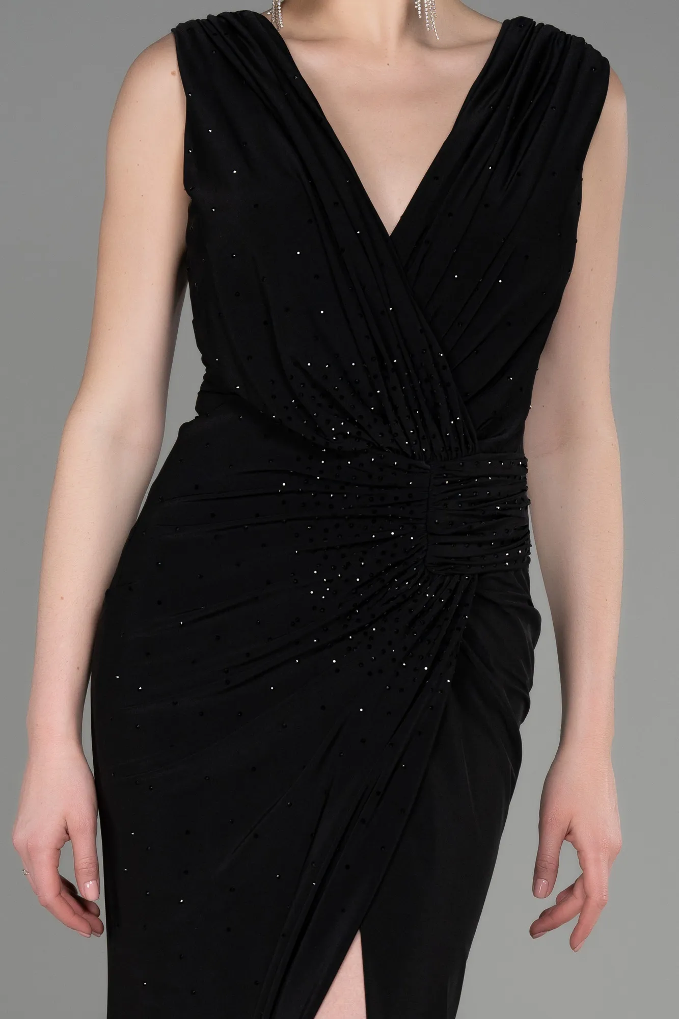 Black-Long Evening Dress ABU3754