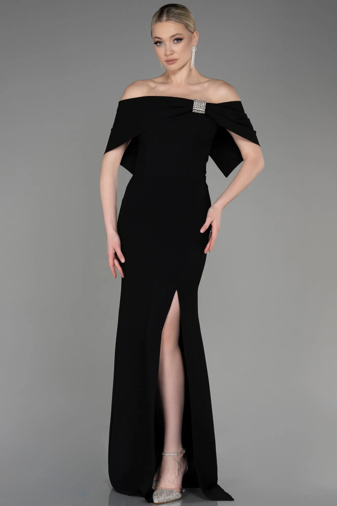 Black-Long Evening Dress ABU3775