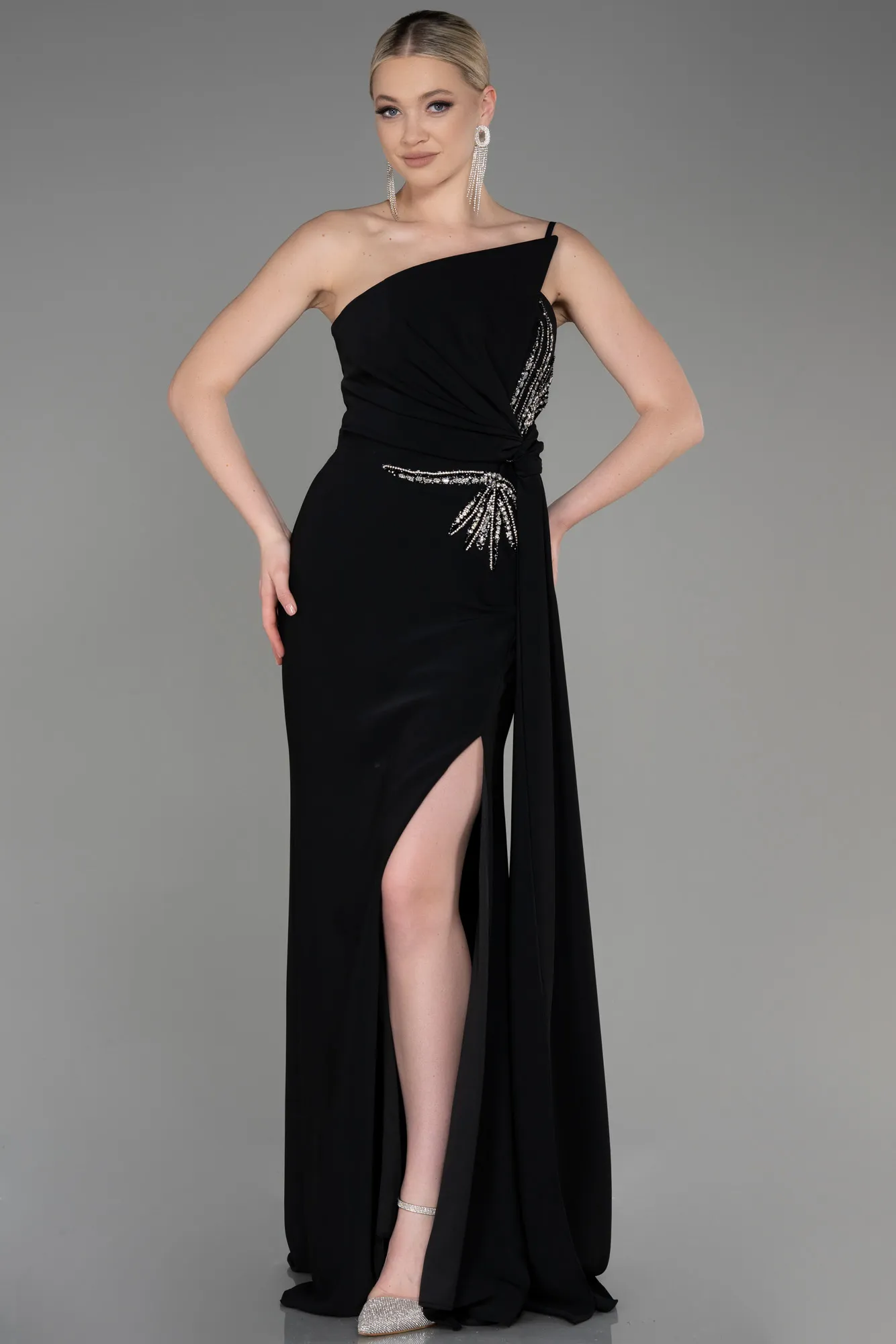Black-Long Evening Dress ABU3780