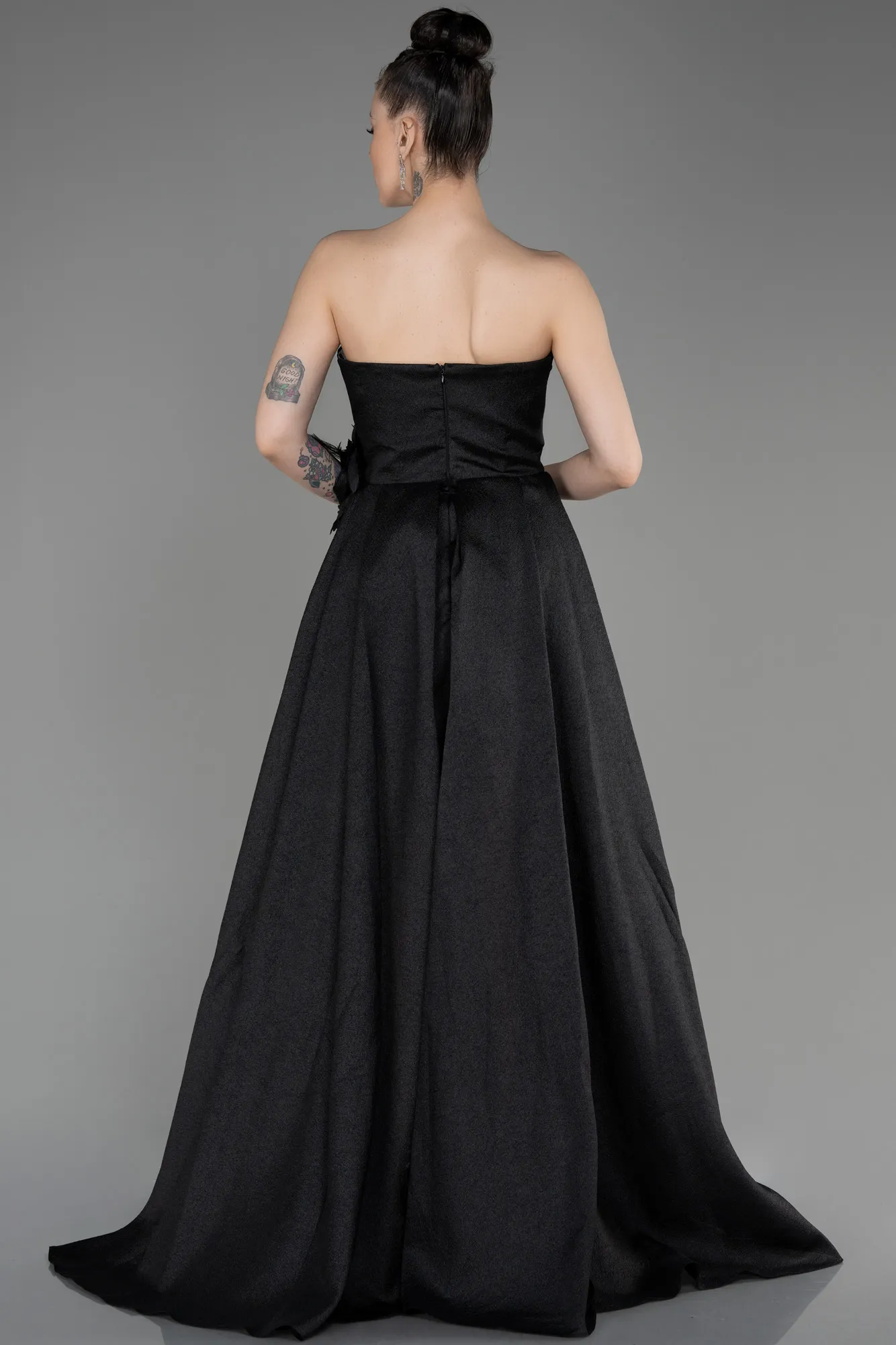 Black-Long Evening Dress ABU3793