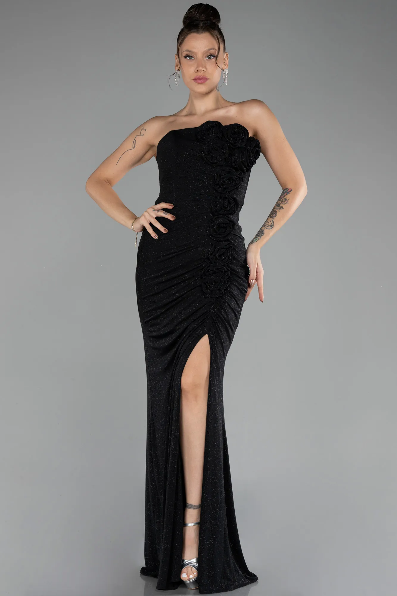 Black-Long Evening Dress ABU4225