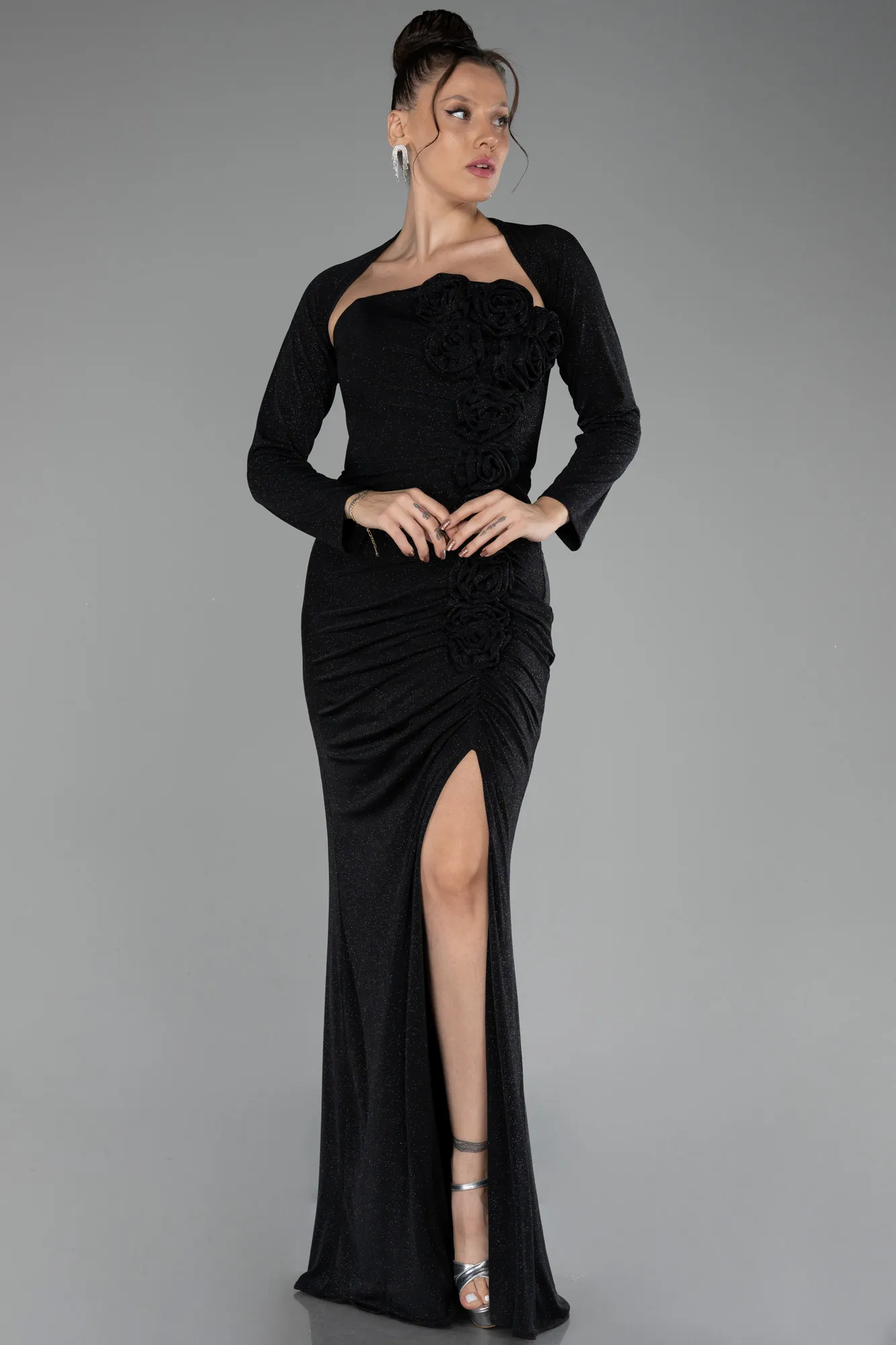 Black-Long Evening Dress ABU4225