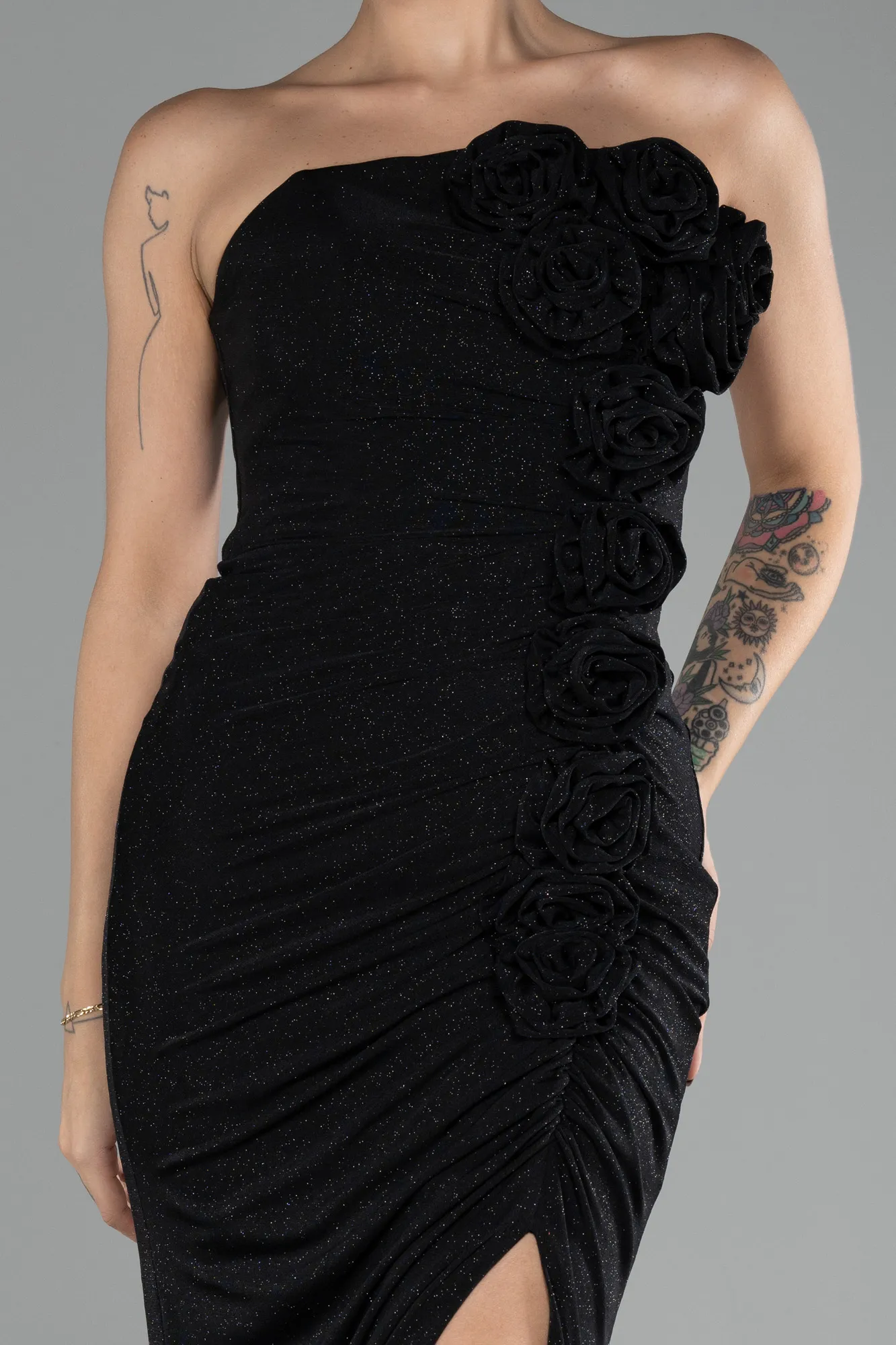 Black-Long Evening Dress ABU4225