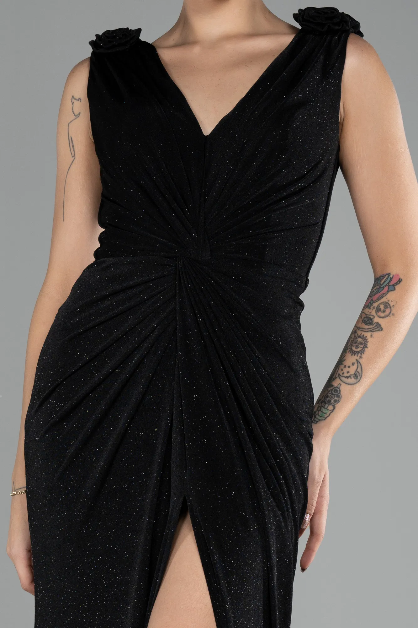 Black-Long Evening Dress ABU4226