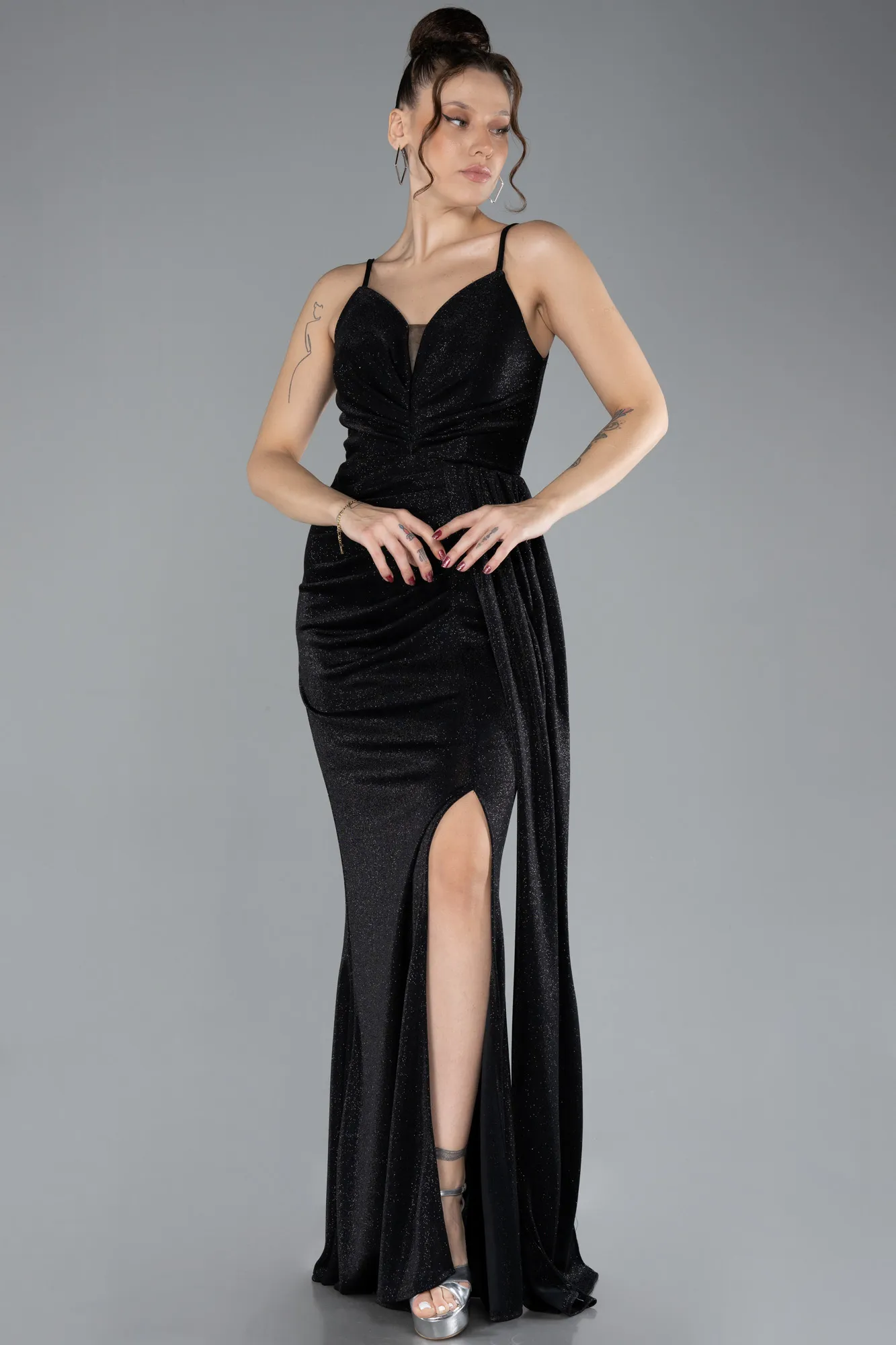 Black-Long Evening Dress ABU4408