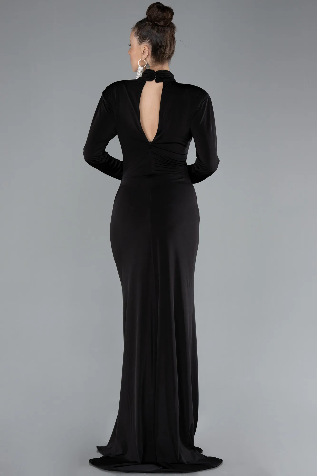 Black-Long Evening Dress ABU4525