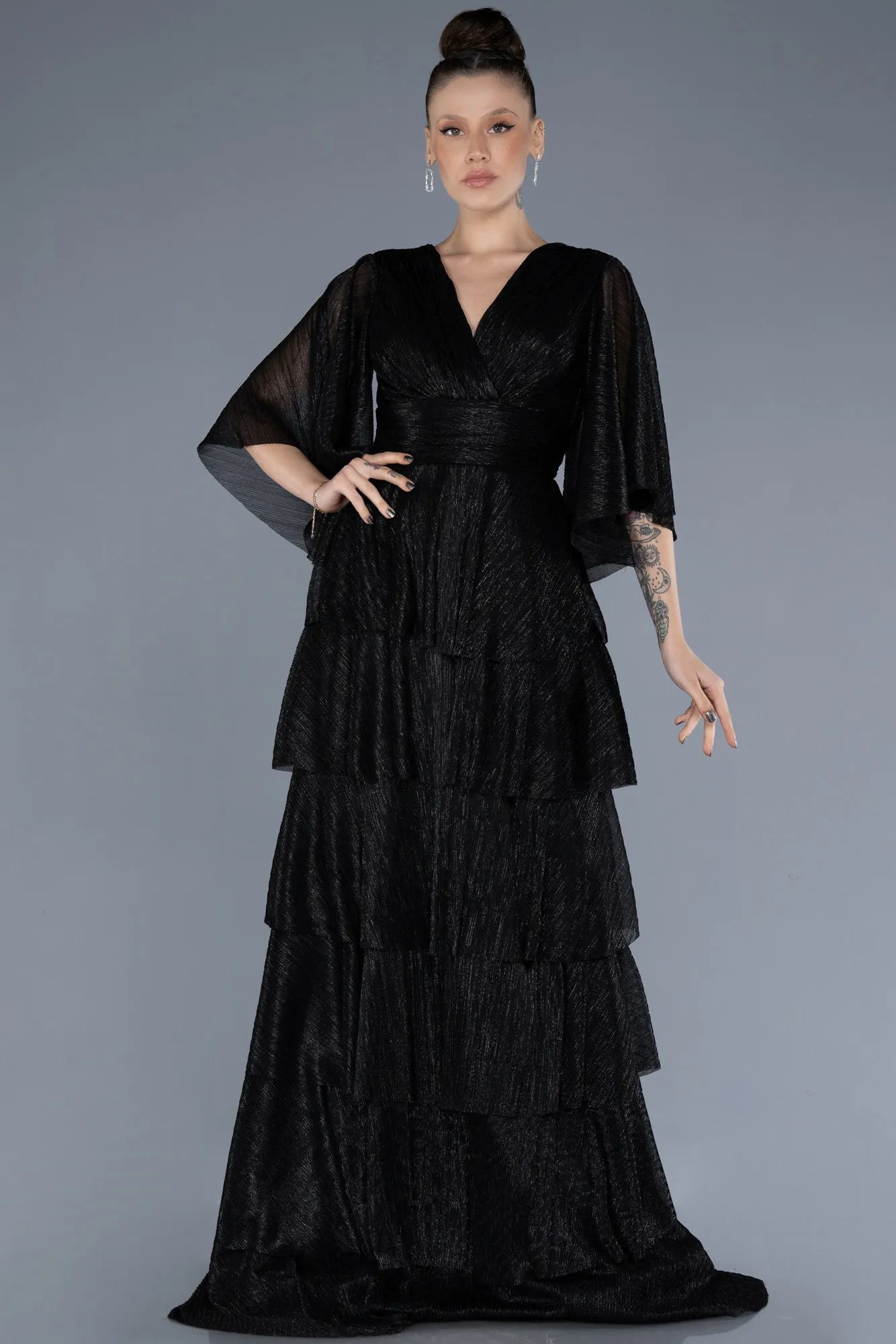 Black-Long Evening Dress ABU4552