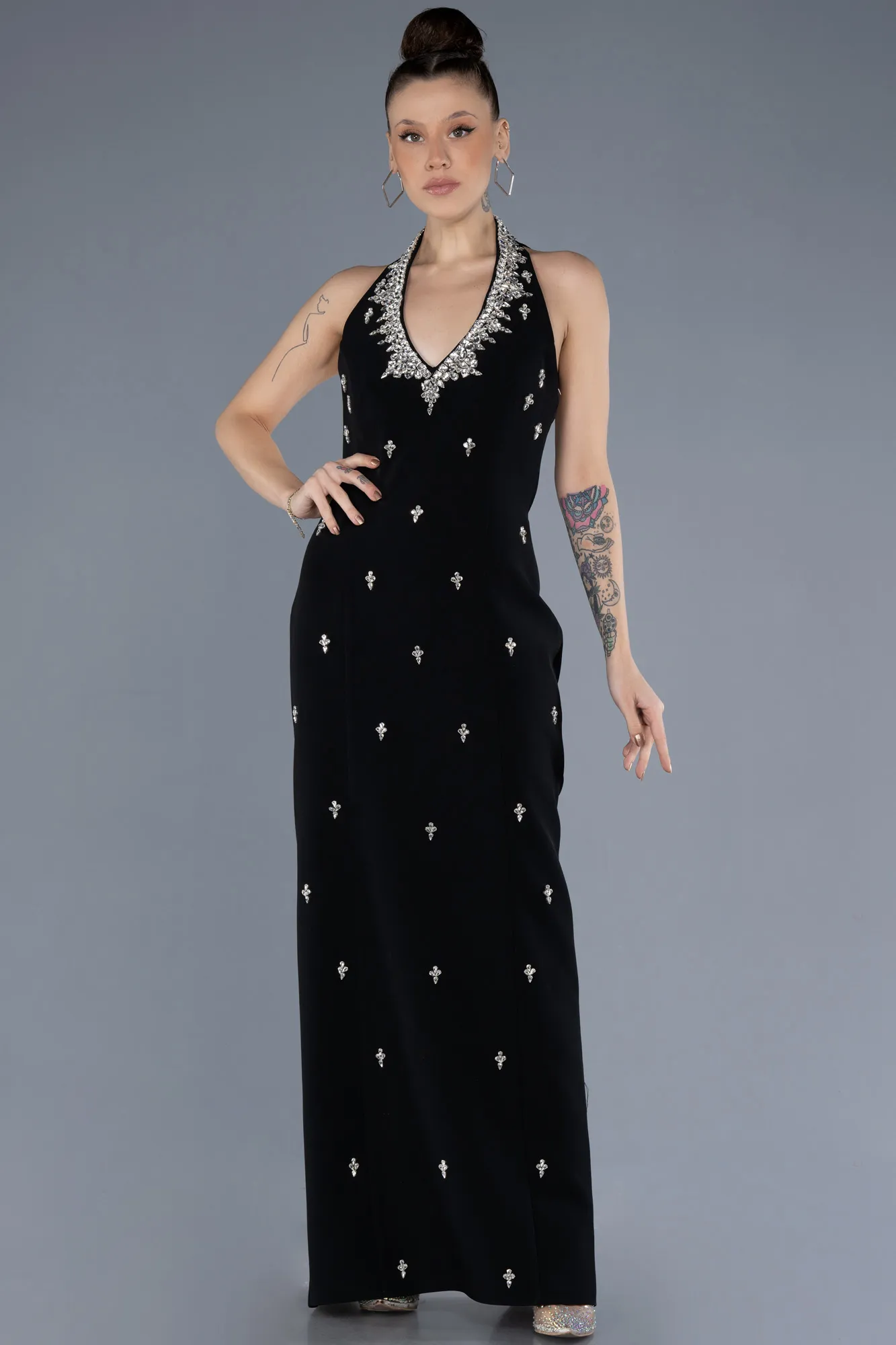 Black-Long Evening Dress ABU4597