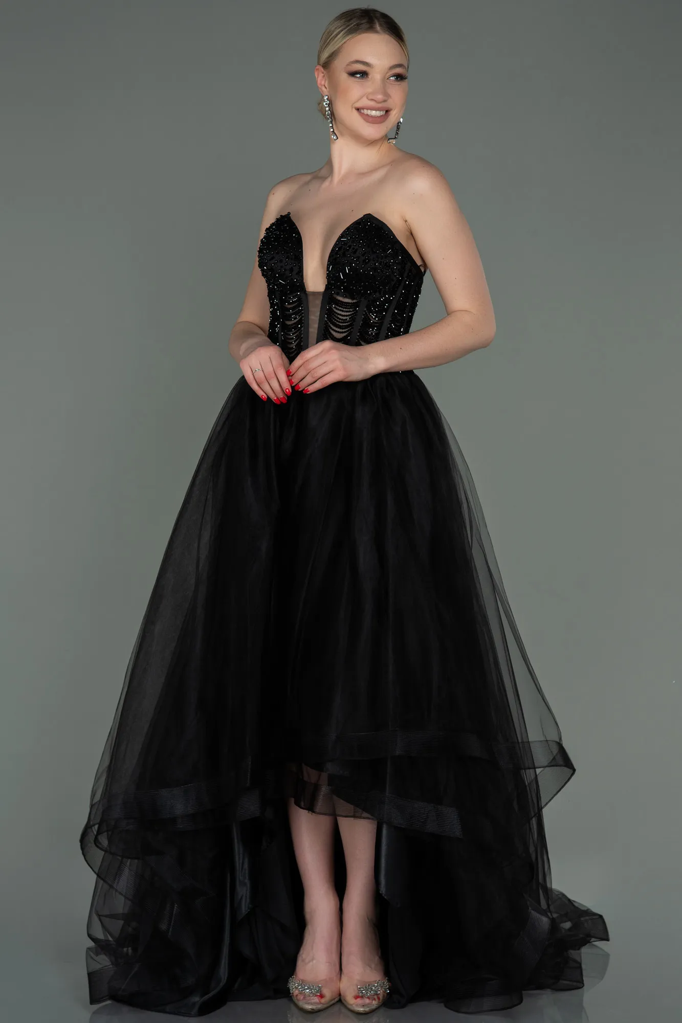 Black-Long Haute Couture ABU3084