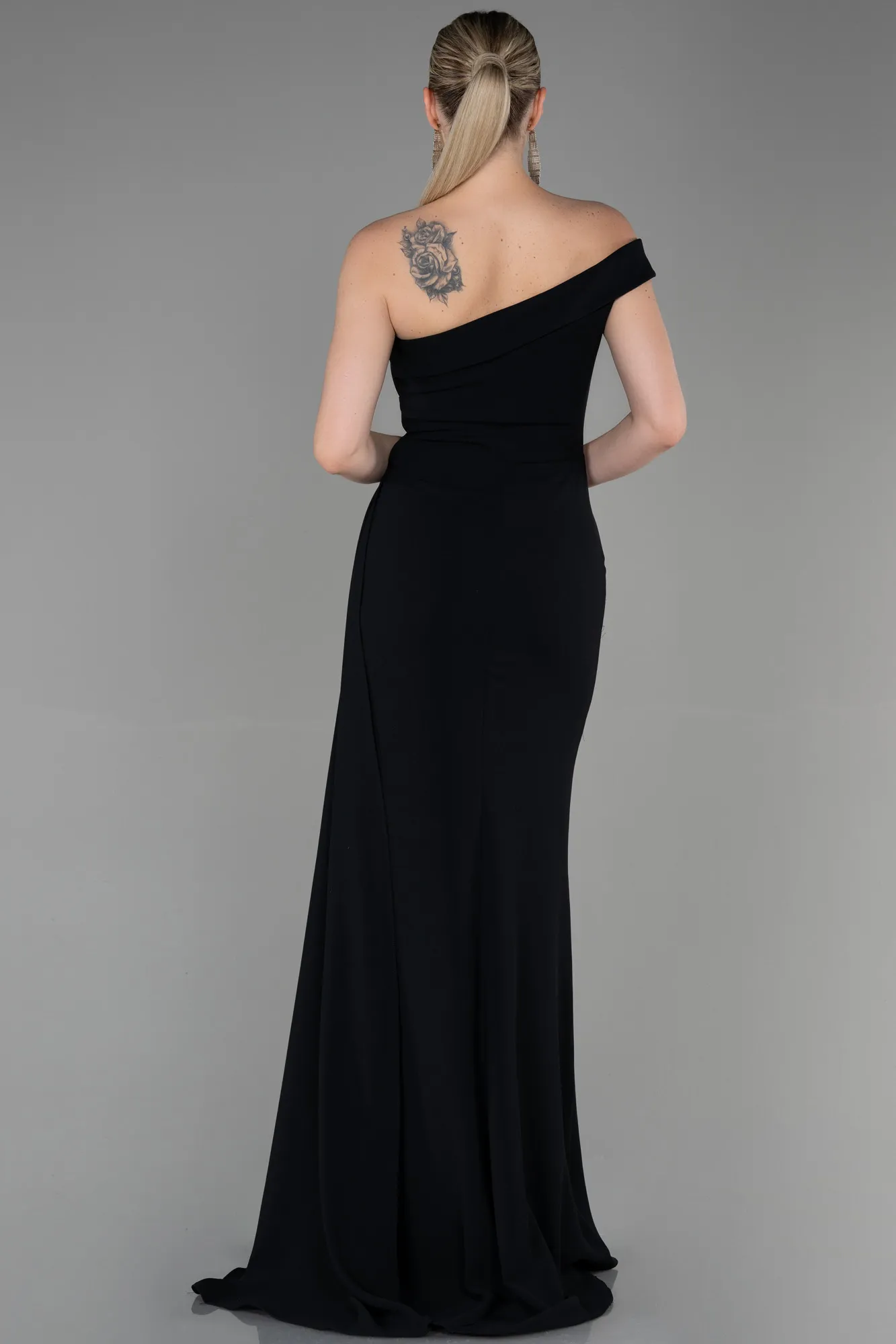 Black-Long Mermaid Prom Dress ABU3324