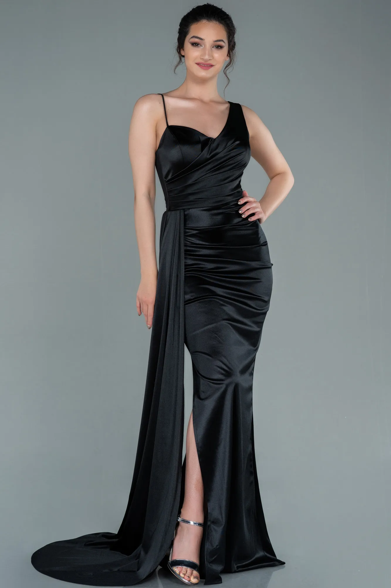 Black-Long Prom Gown ABU2373