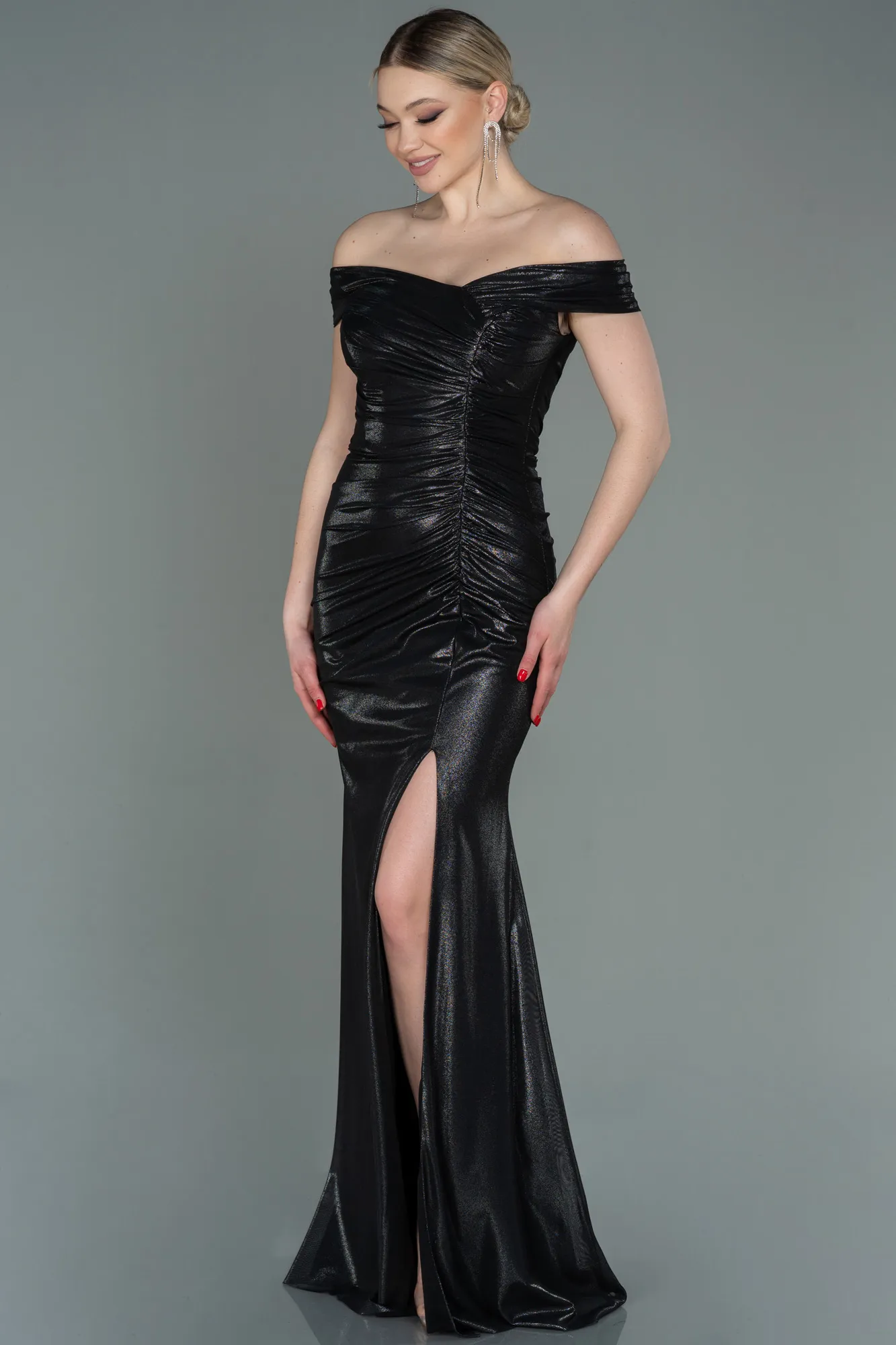 Black-Long Prom Gown ABU3087