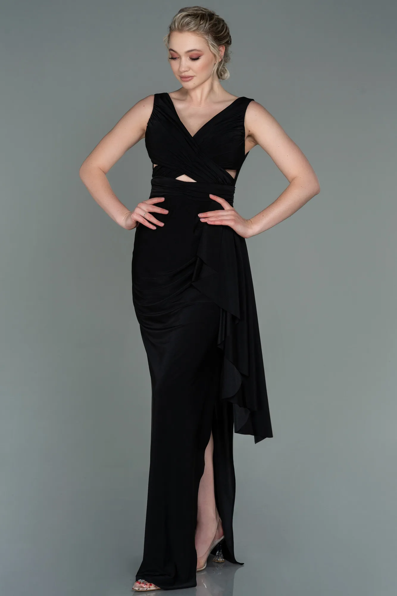 Black-Long Prom Gown ABU3098