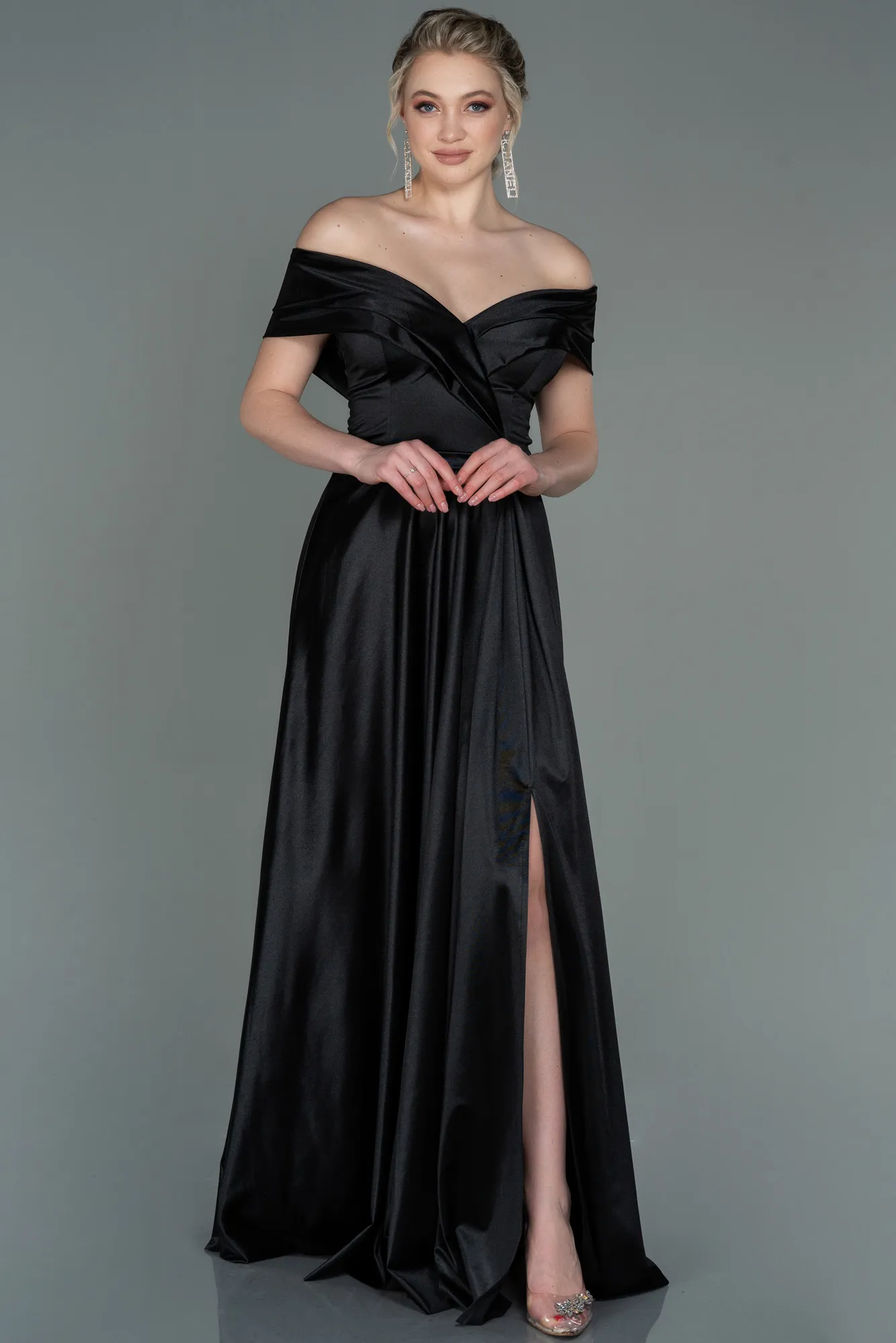 Black-Long Prom Gown ABU3157