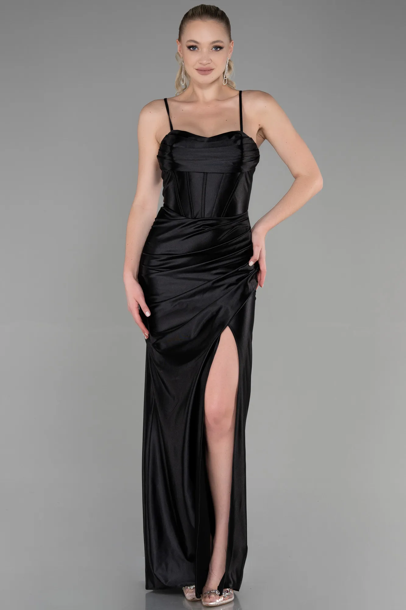 Black-Long Prom Gown ABU3247