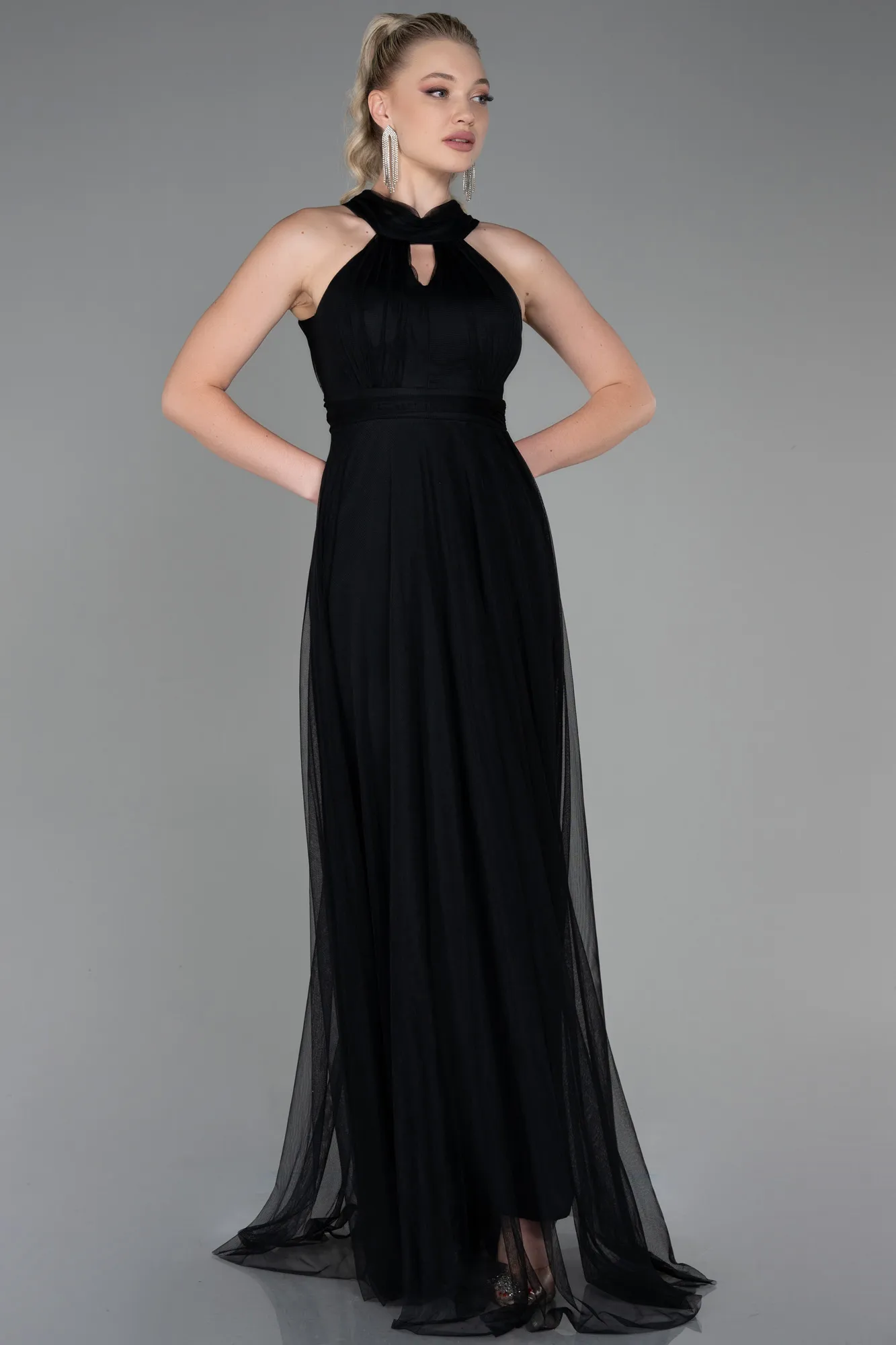 Black-Long Prom Gown ABU3252