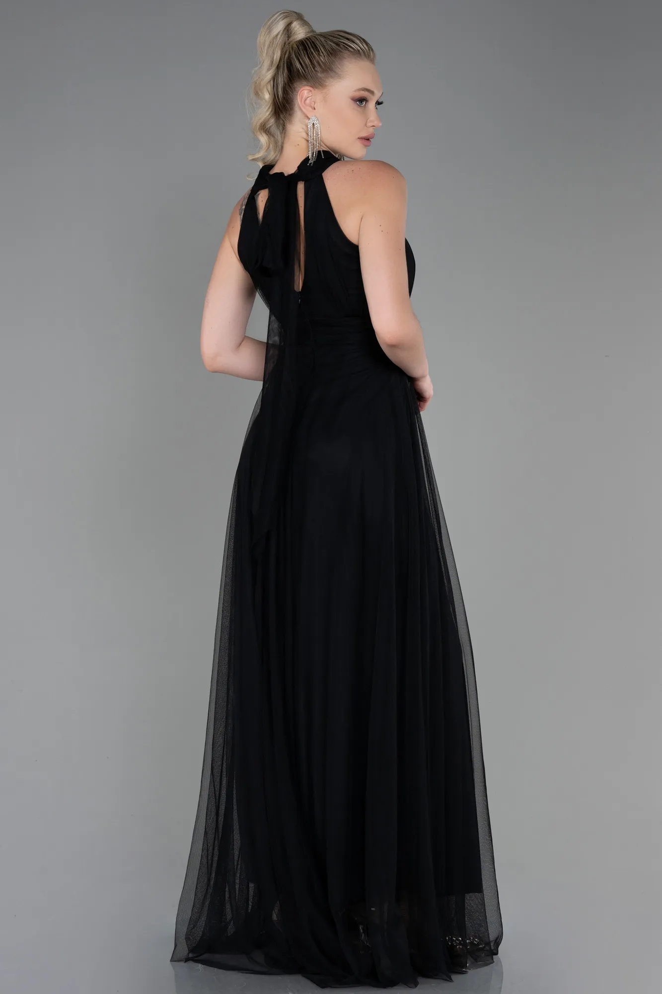 Black-Long Prom Gown ABU3252