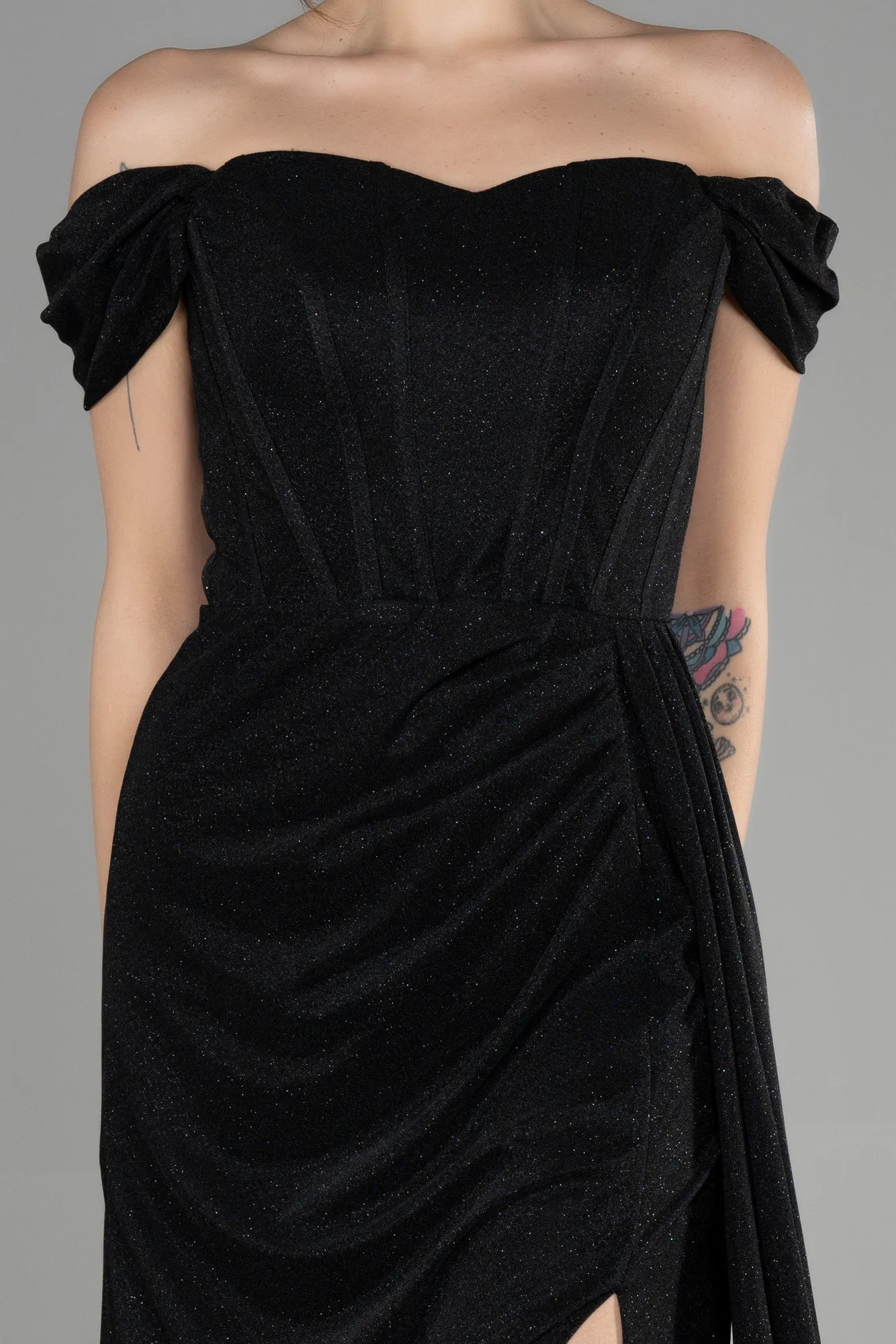 Black-Long Prom Gown ABU3472