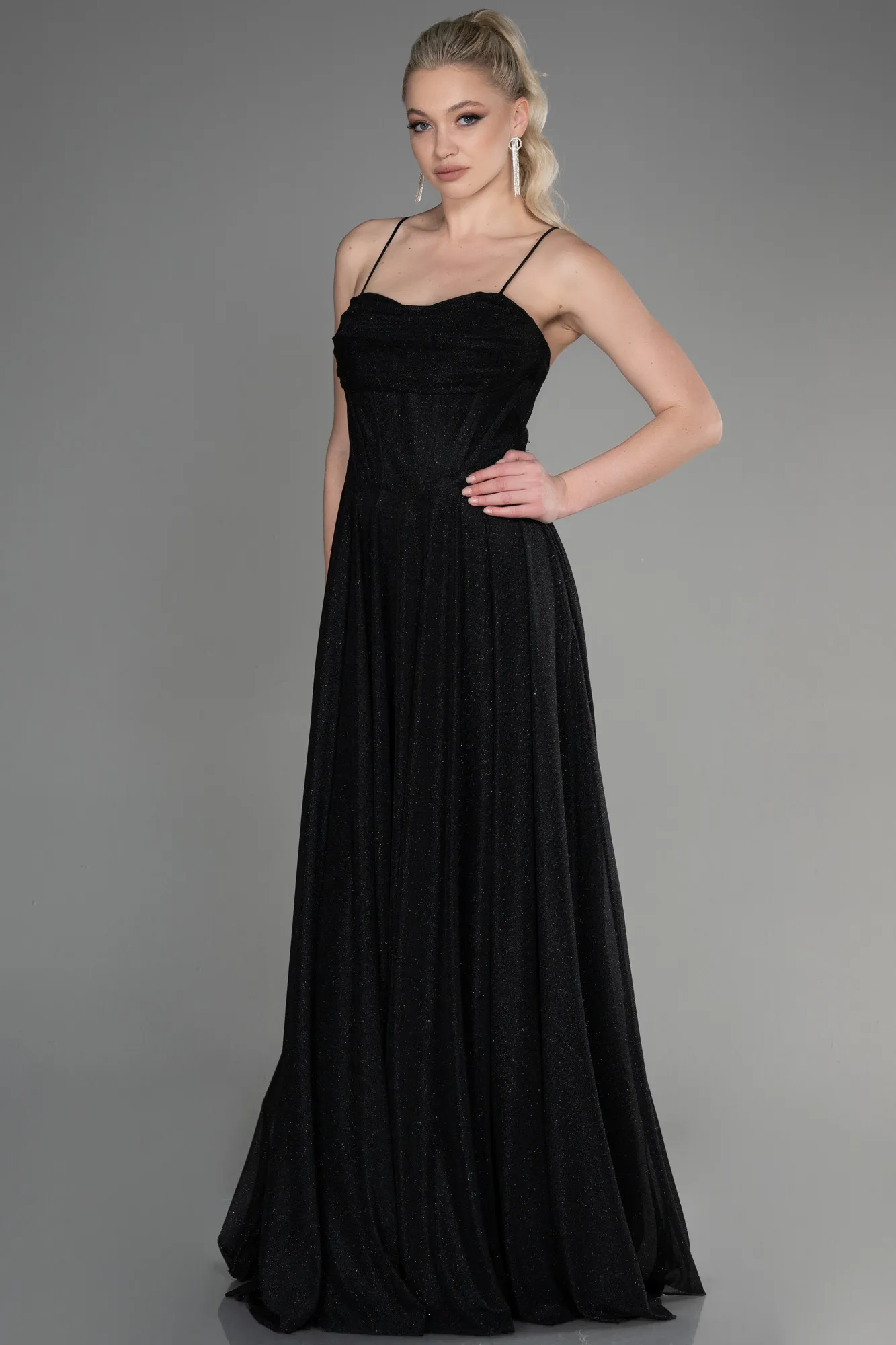 Black-Long Prom Gown ABU3641