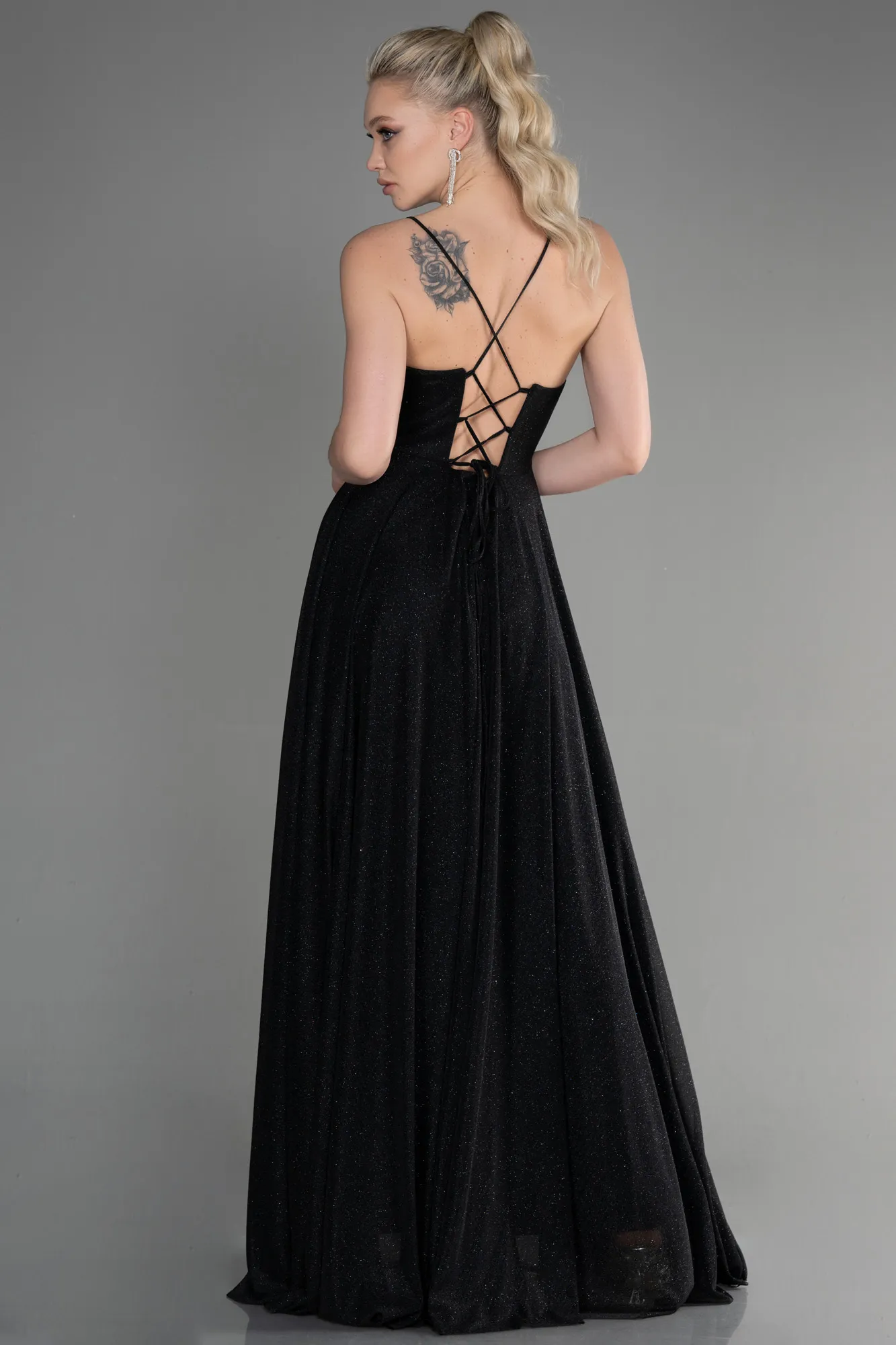 Black-Long Prom Gown ABU3641