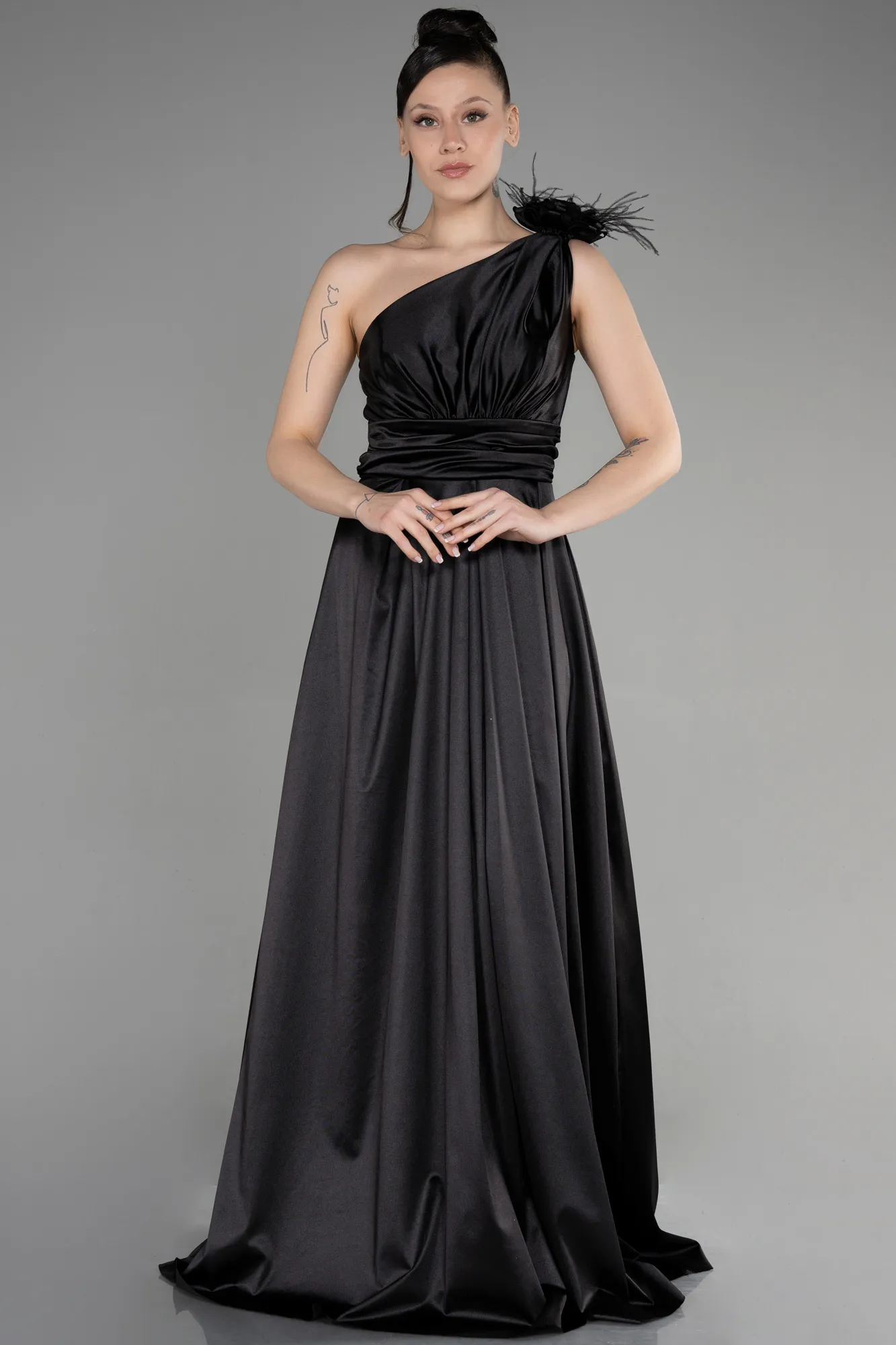 Black-Long Prom Gown ABU3657