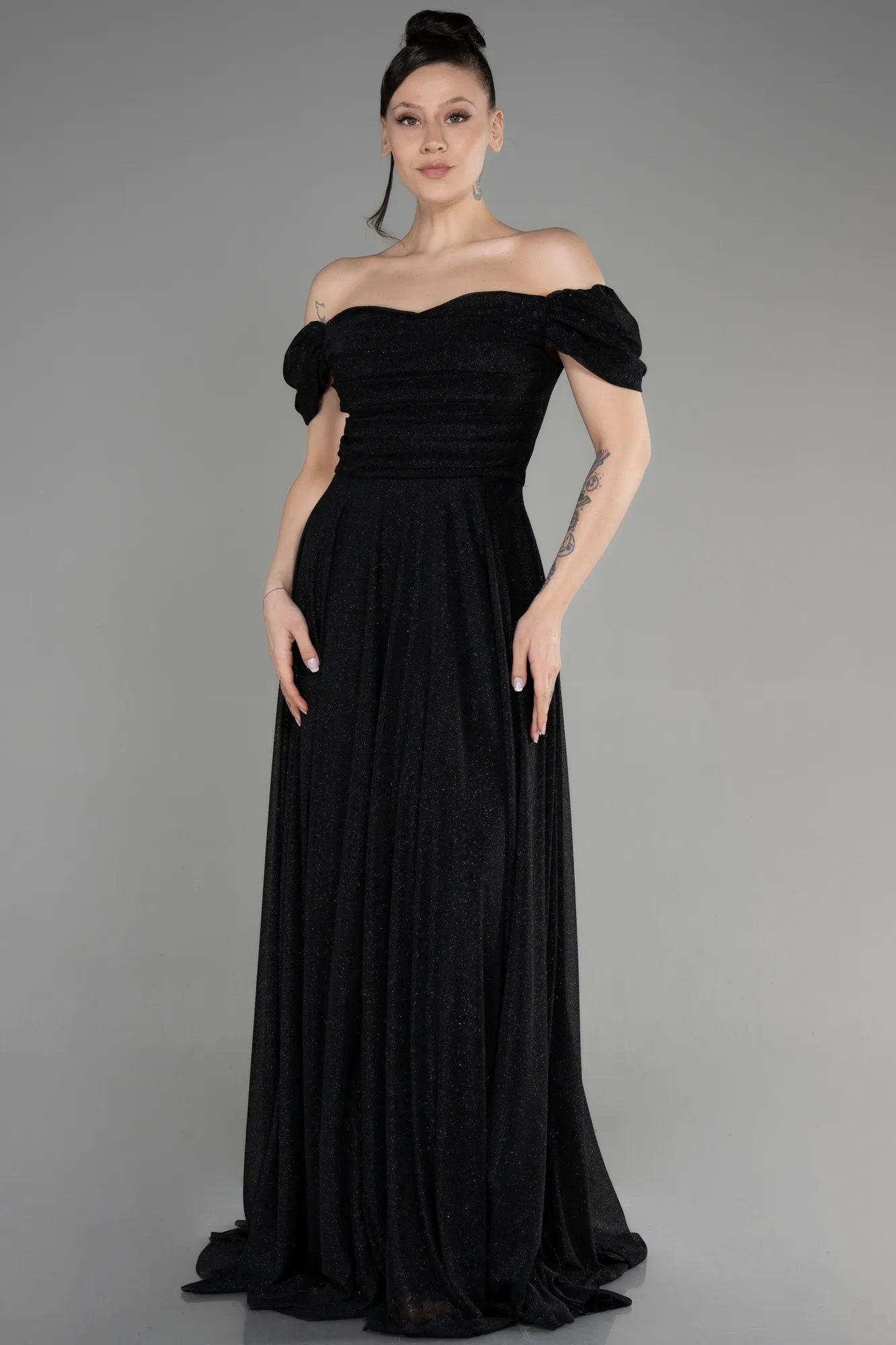 Black-Long Prom Gown ABU3660