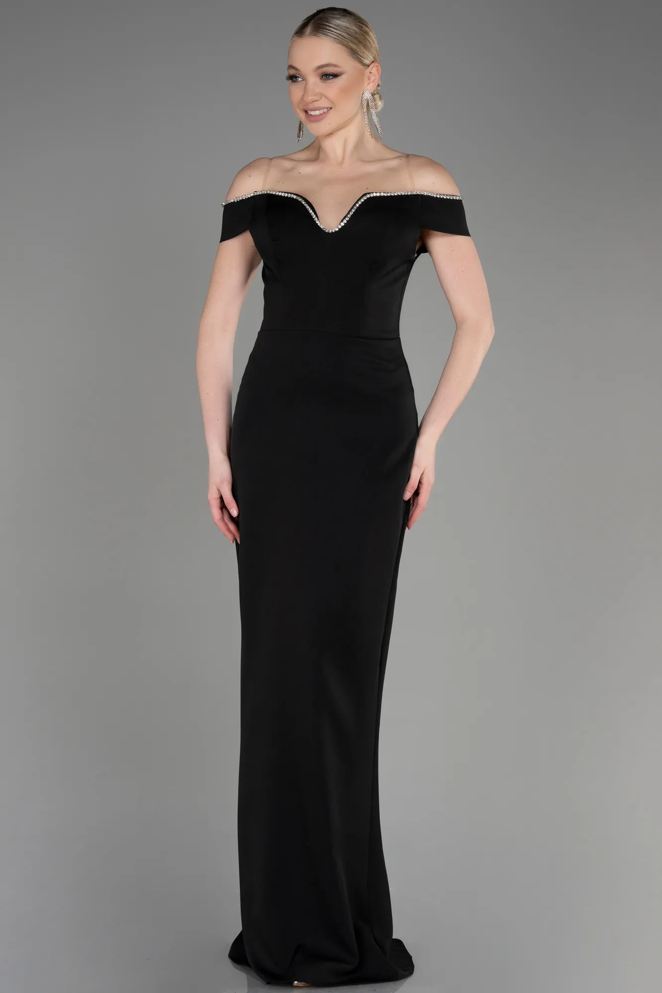 Black-Long Prom Gown ABU3781