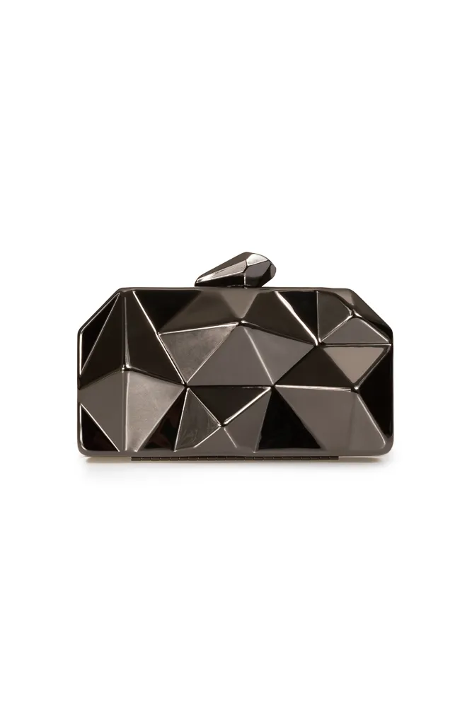 Black-Metal Evening Bag V921