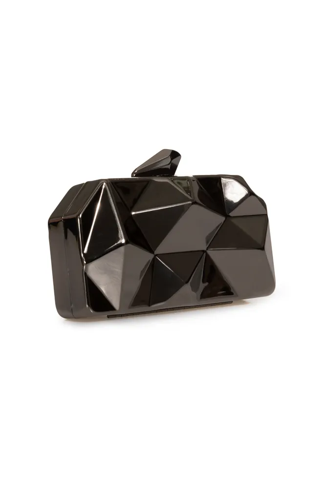 Black-Metal Evening Bag V921