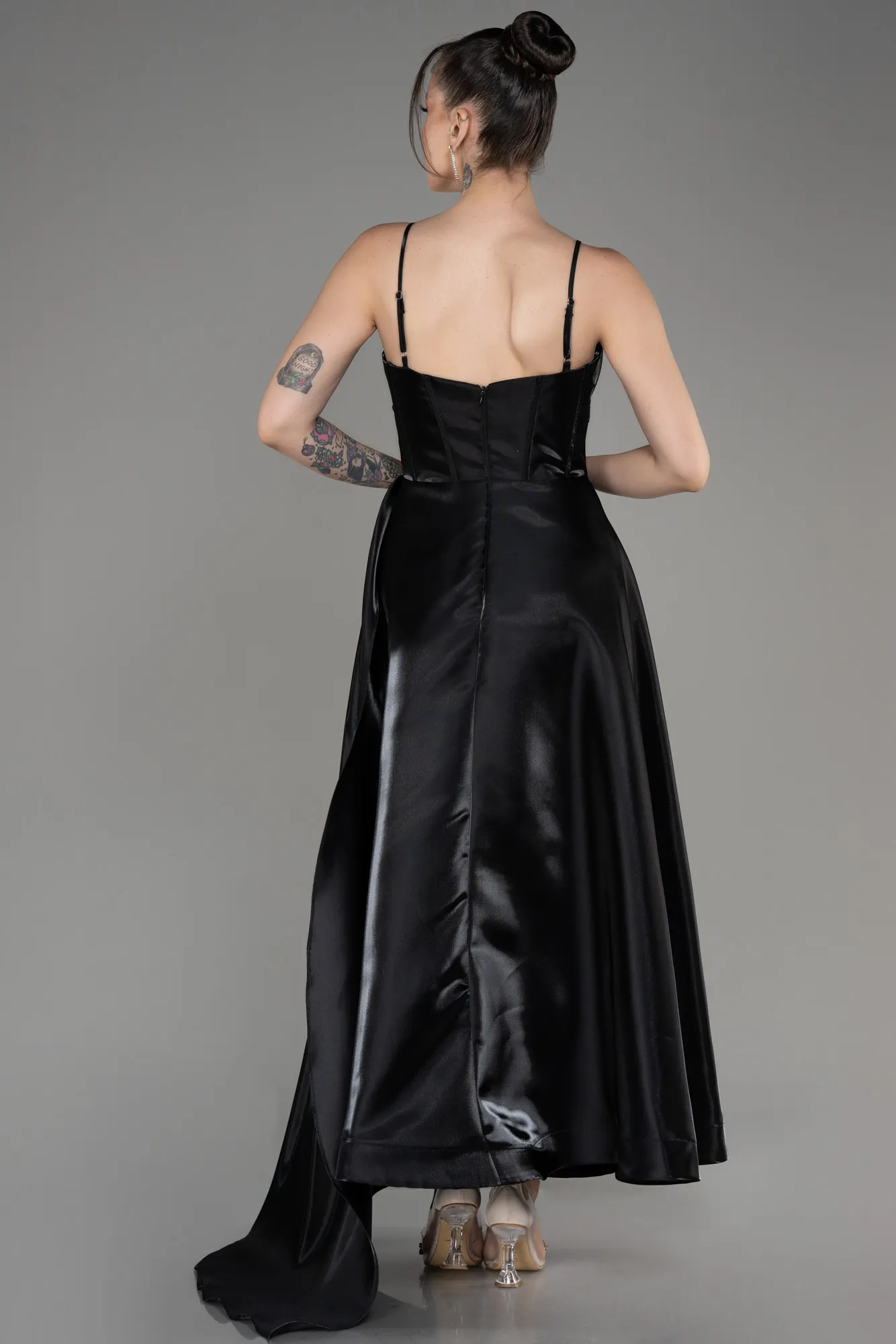 Black-Midi Cocktail Dress ABK2063