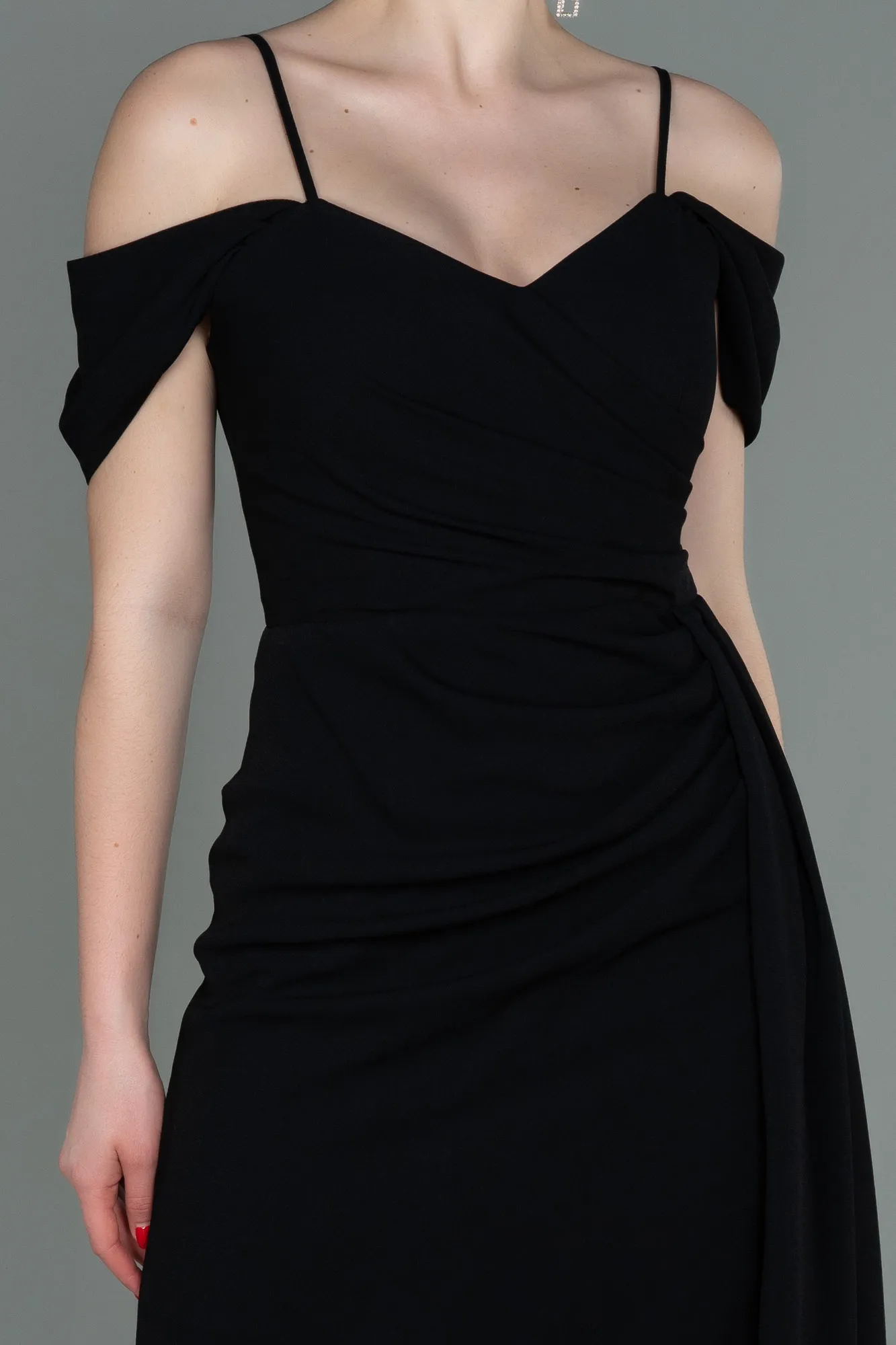 Black-Midi Invitation Dress ABK1750