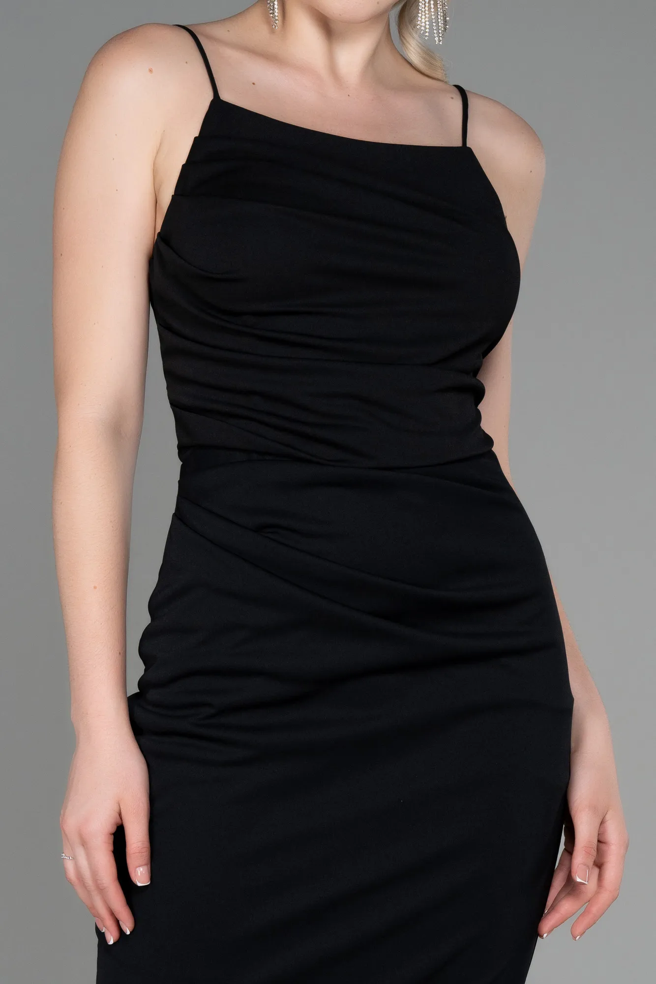Black-Midi Invitation Dress ABK1806