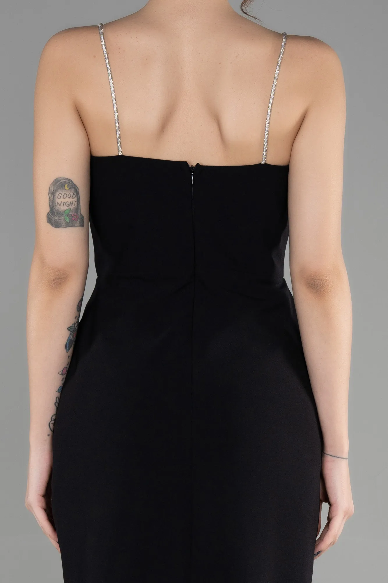 Black-Midi Night Dress ABK1925