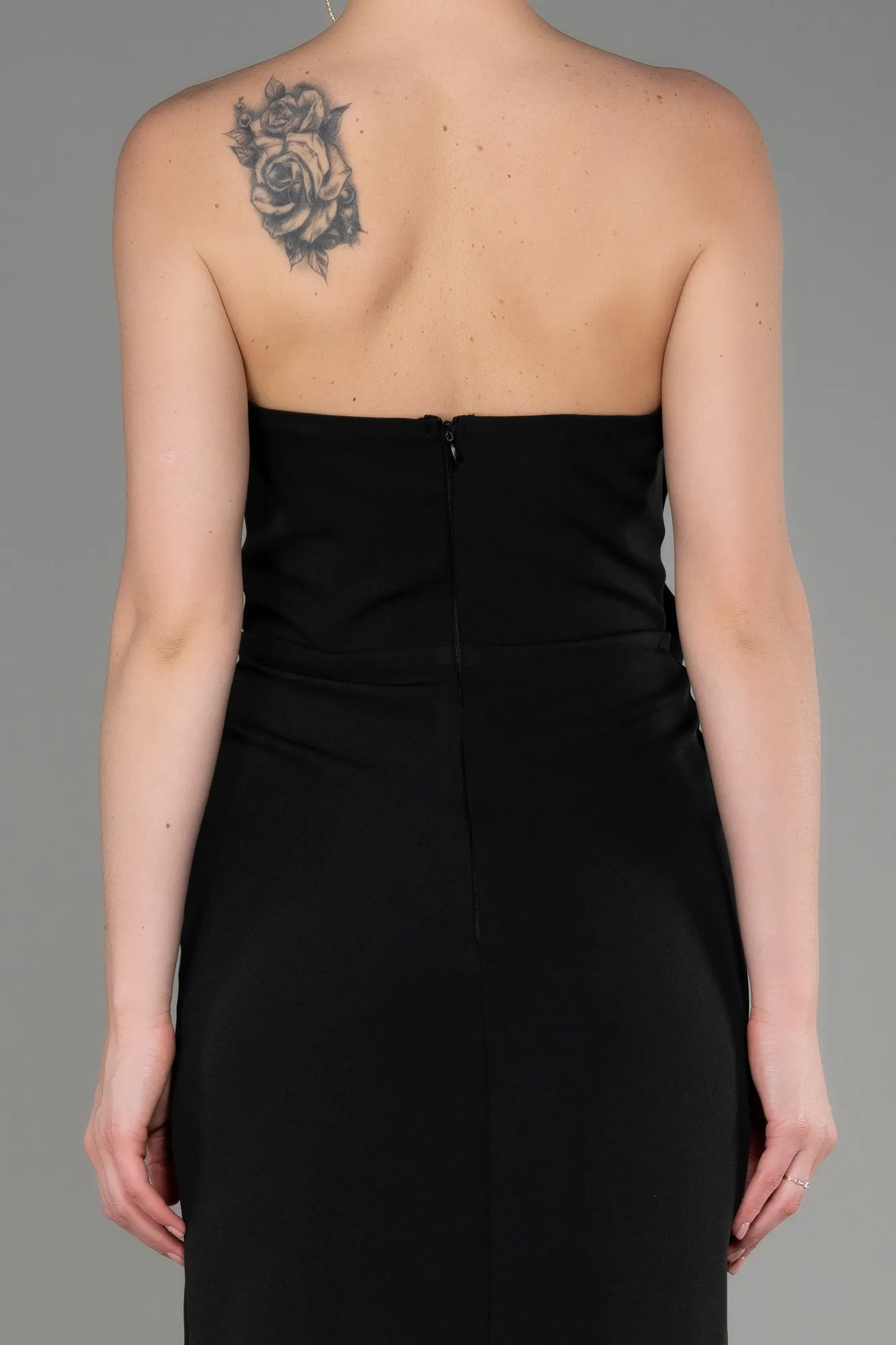 Black-Midi Party Dress ABK2000