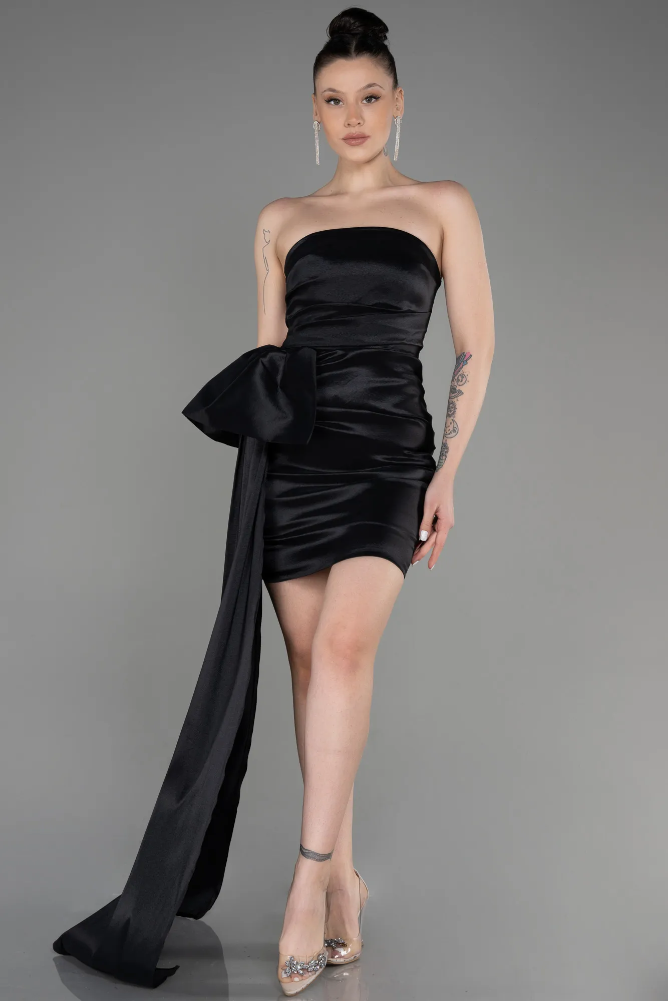 Black-Mini Party Dress ABK1981