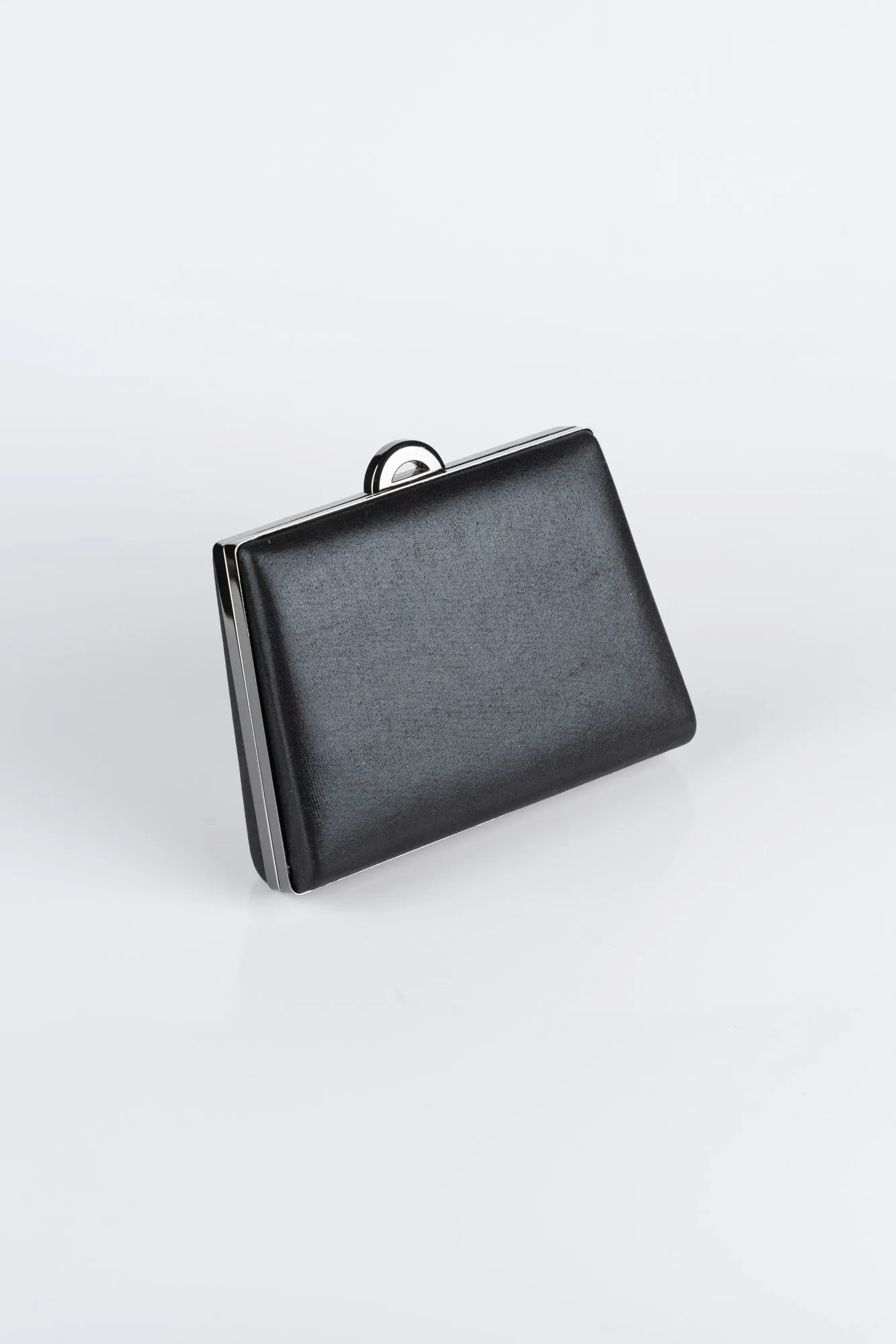 Black-Plaster Fabric Box Bag V249