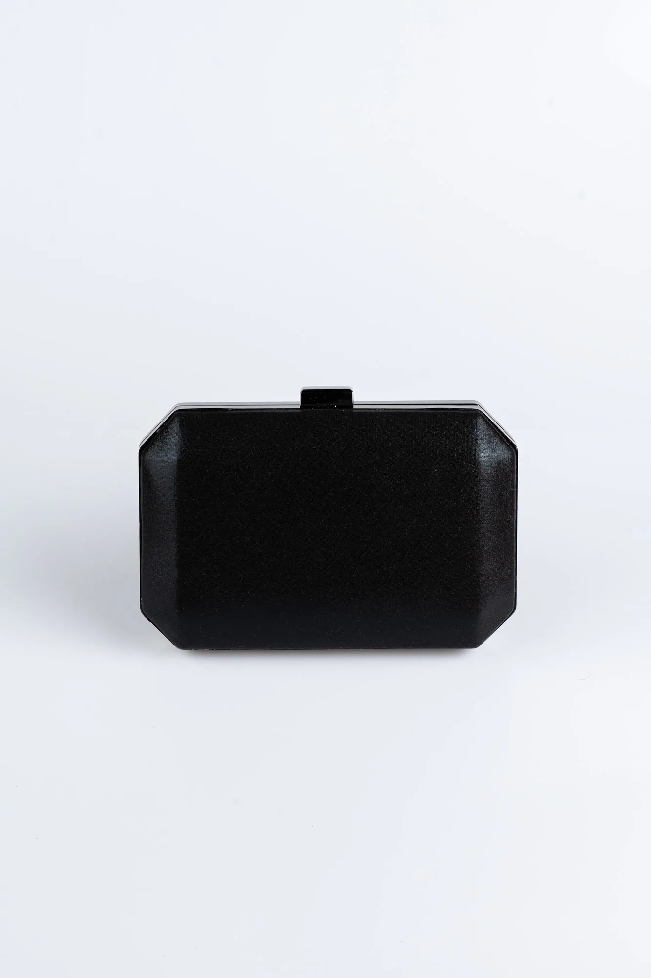 Black-Plaster Fabric Box Bag V291