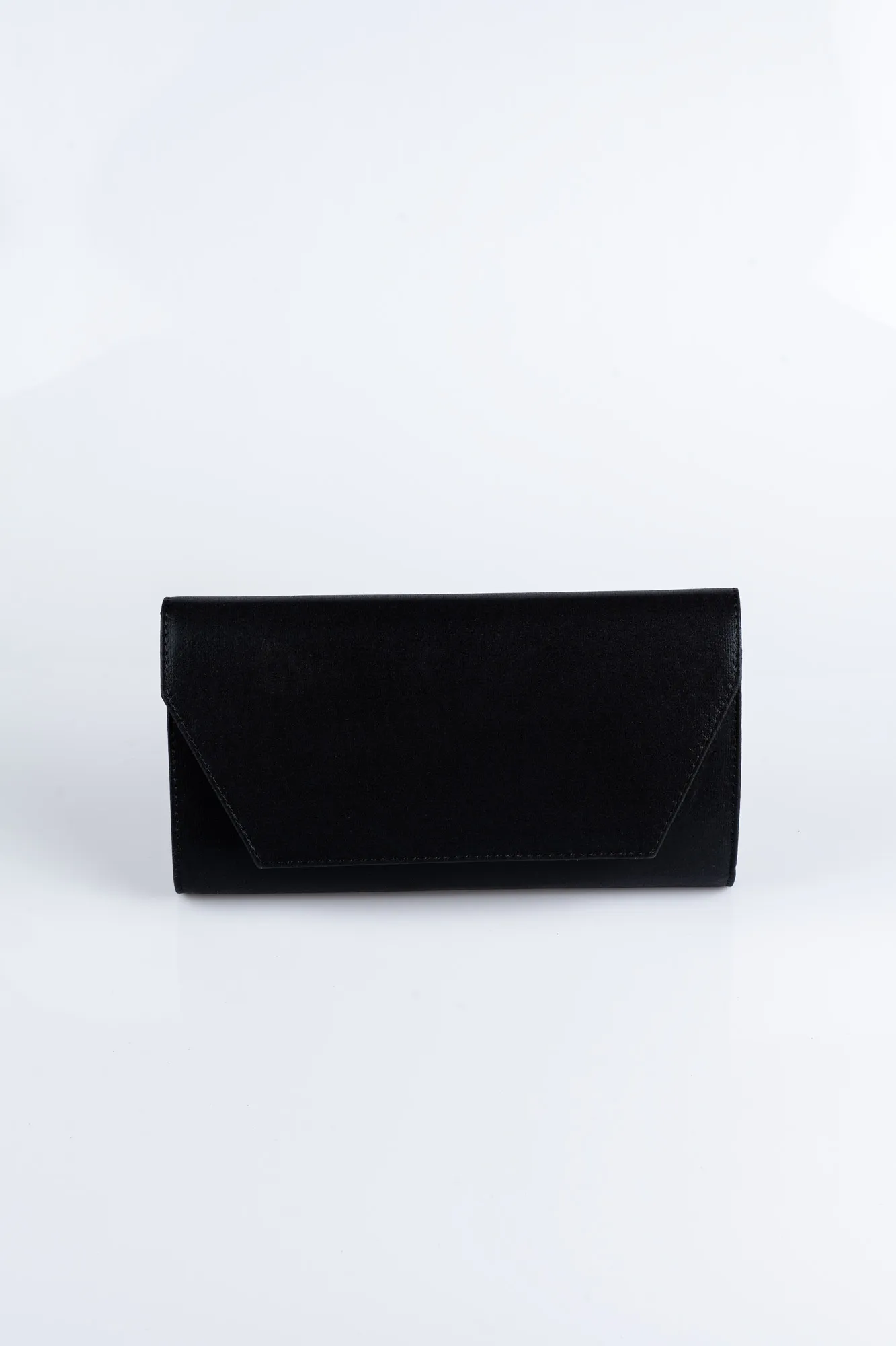 Black-Plaster Fabric Evening Bag V510