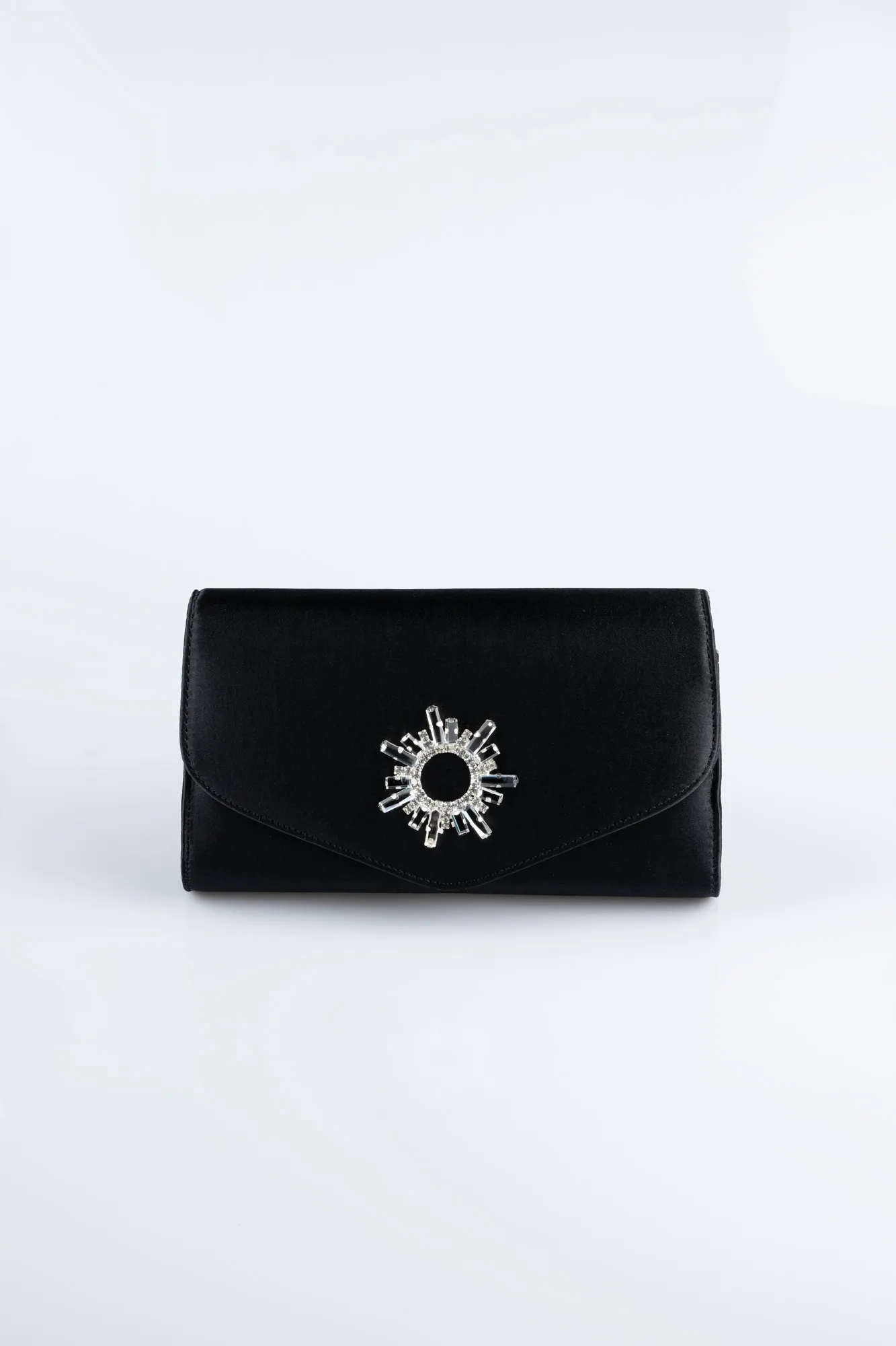 Black-Satin Night Bag KC288