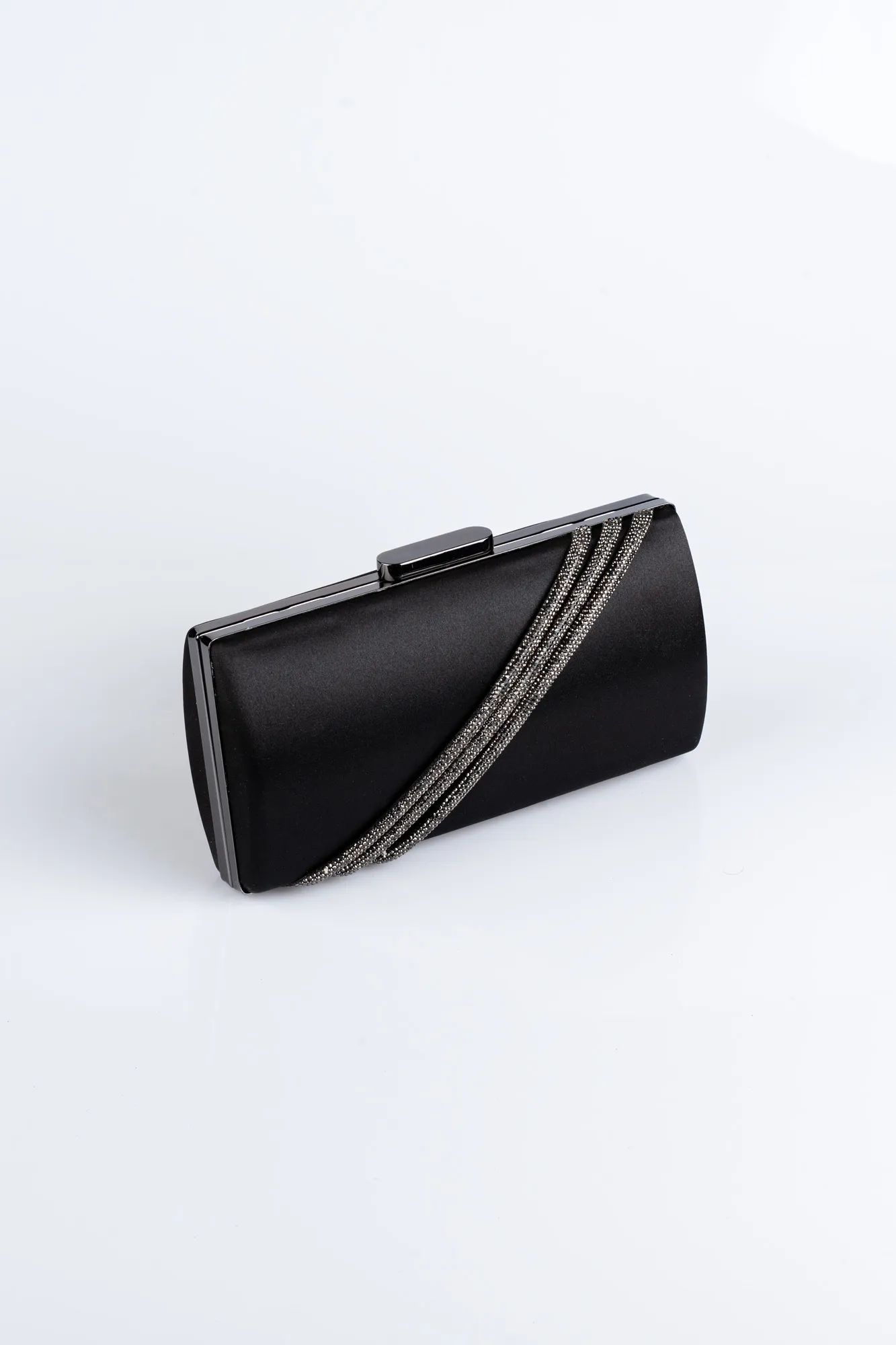 Black-Satin Night Bag VT9233