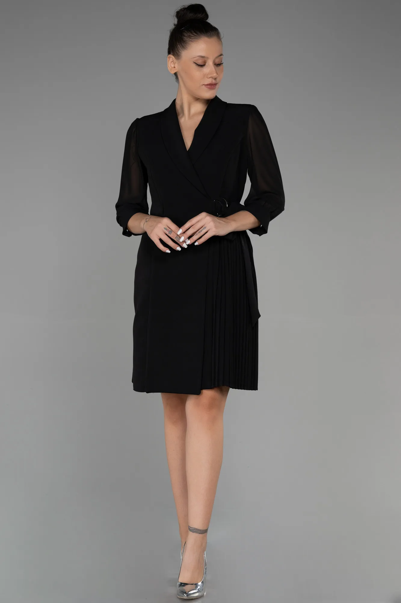 Black-Short Cocktail Dress ABK1840