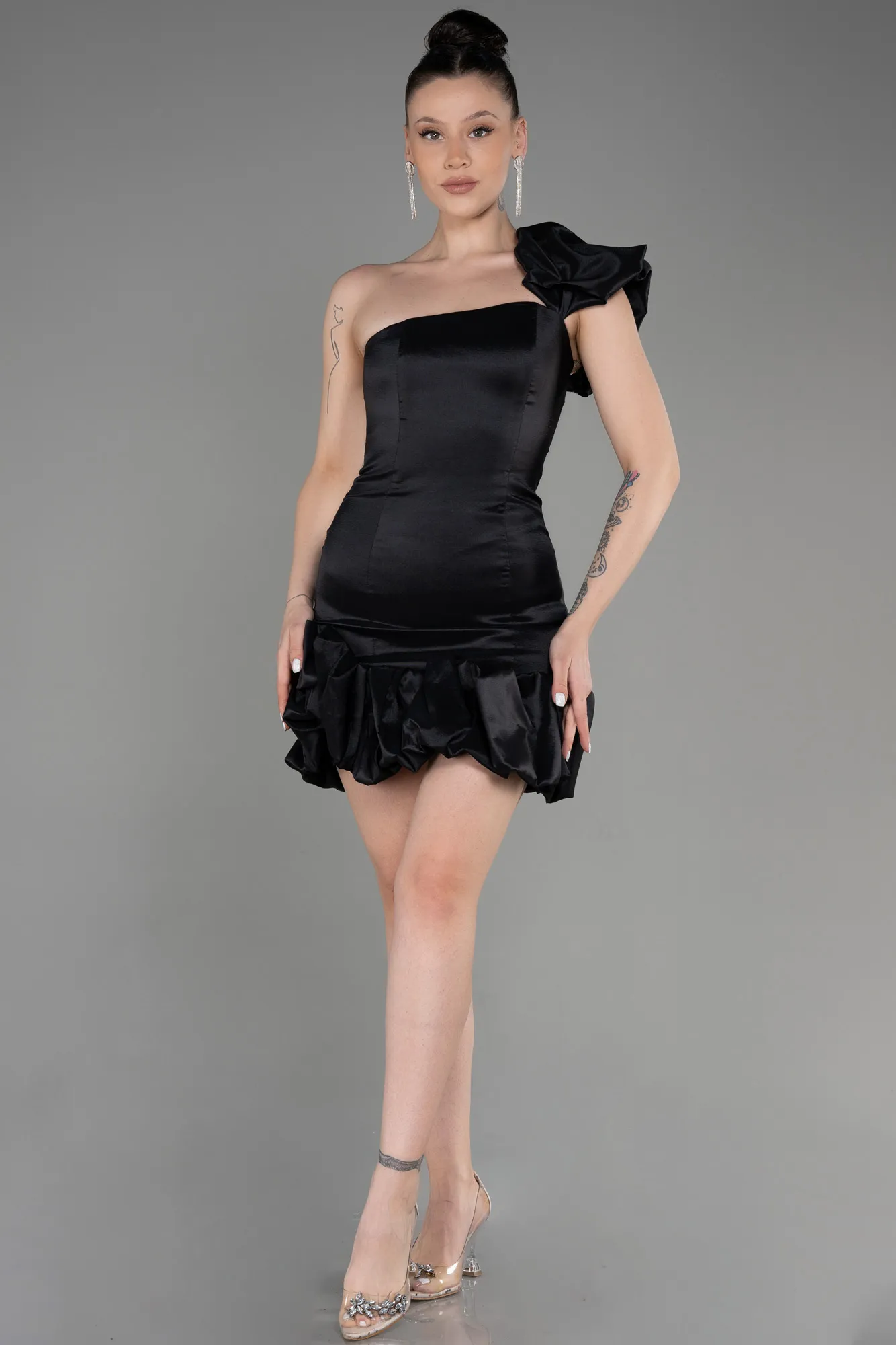Black-Short Cocktail Dress ABK1988