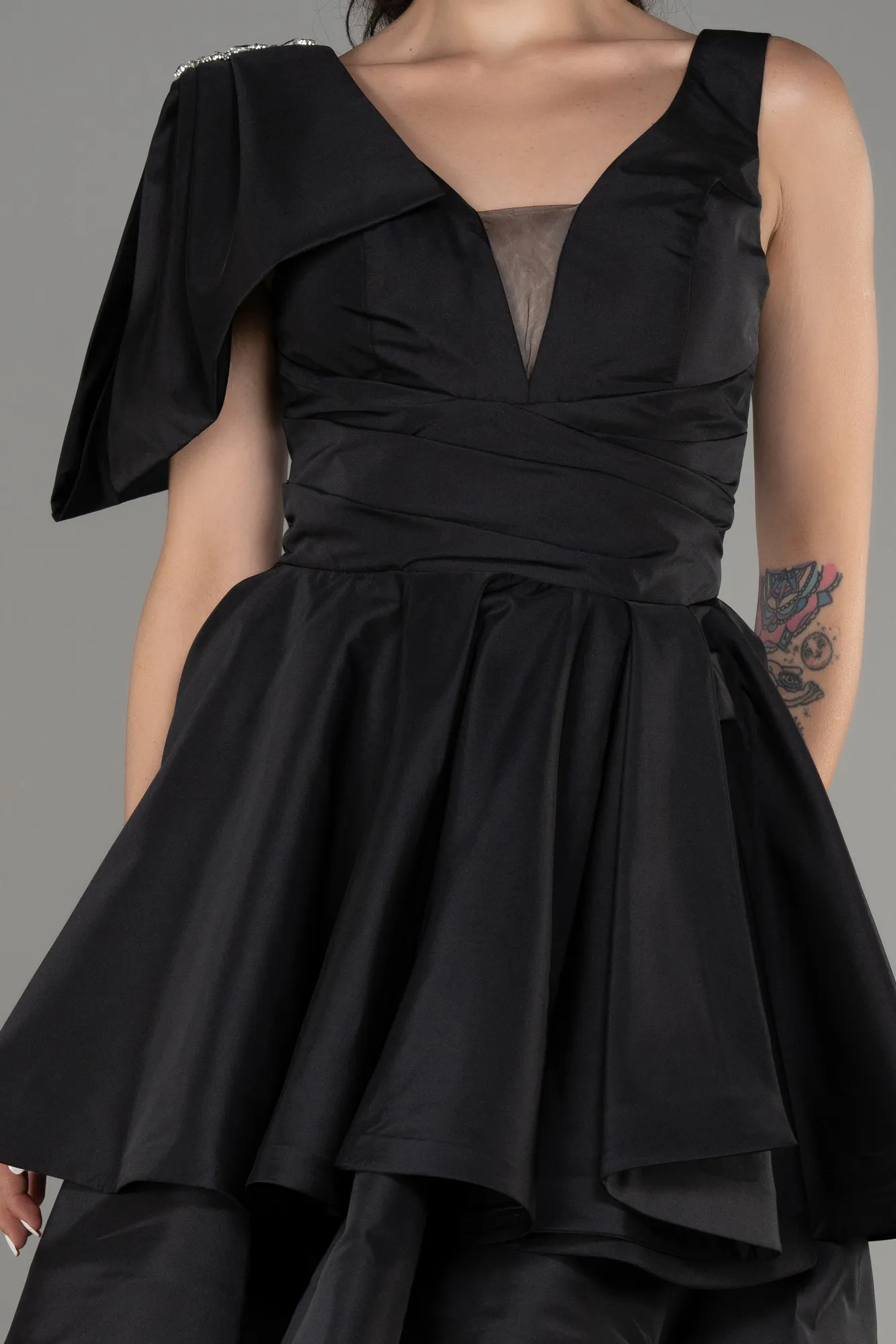 Black-Short Cocktail Dress ABK2085