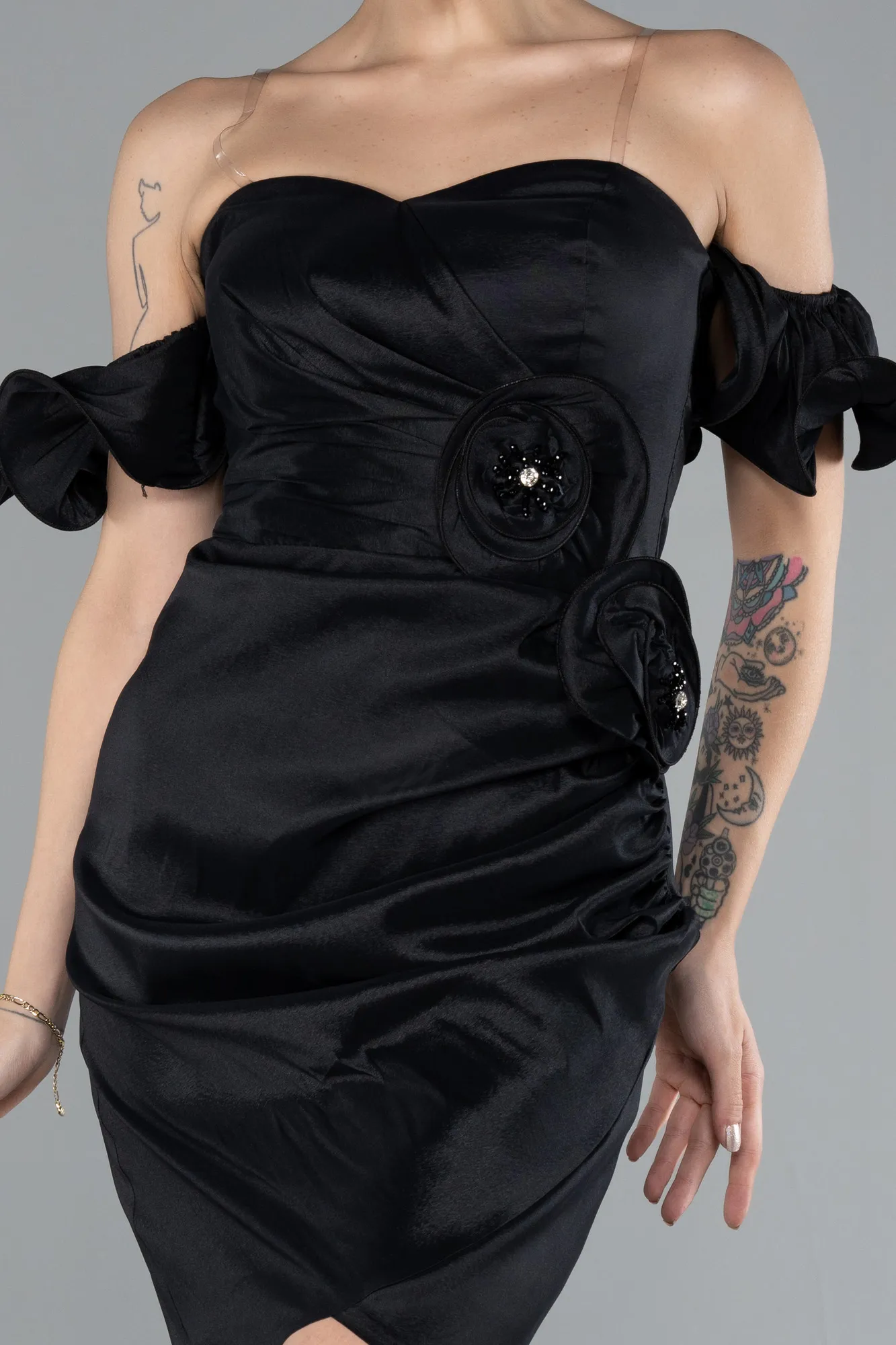 Black-Short Cocktail Dress ABK2185