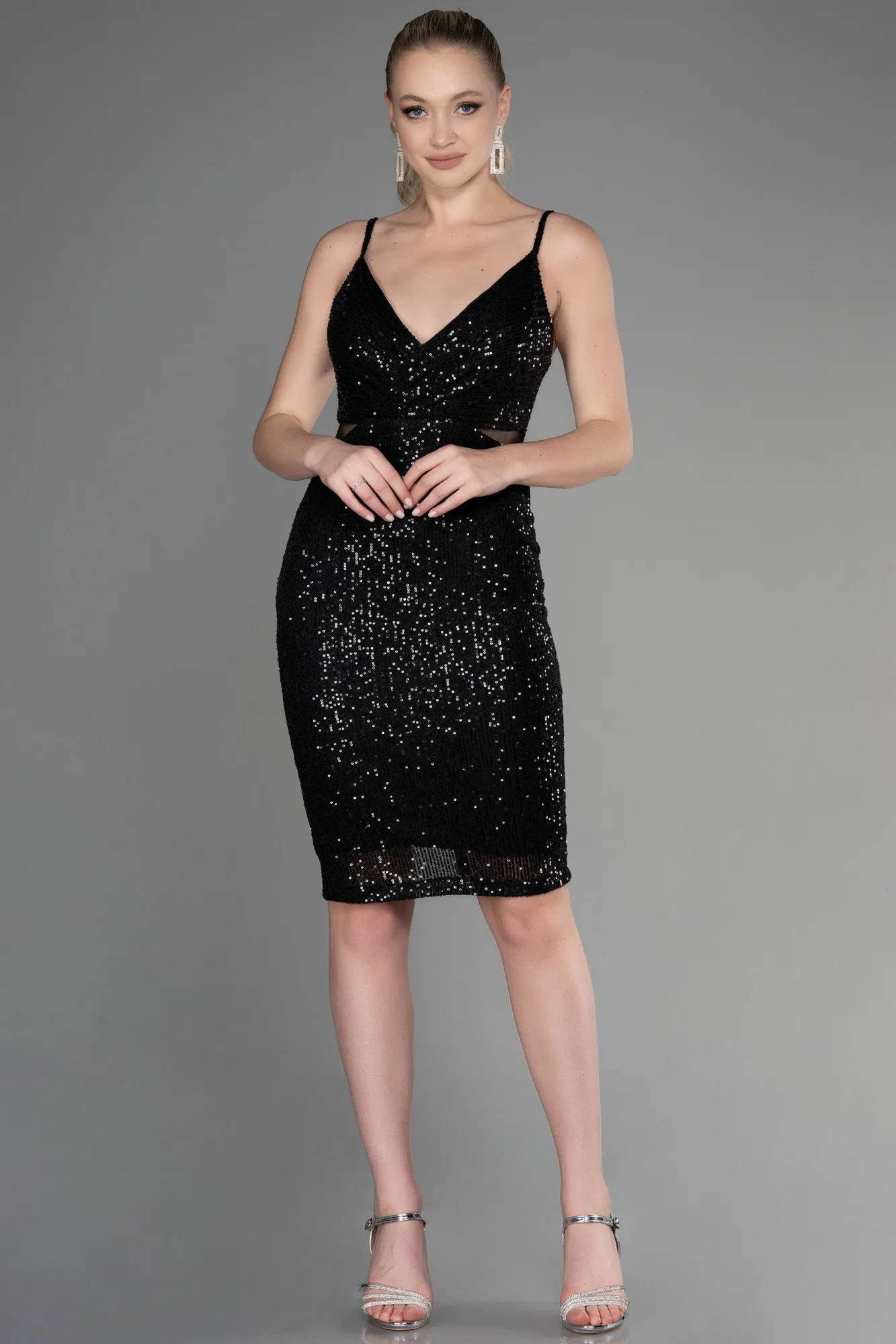 Black-Short Evening Dress ABK1541