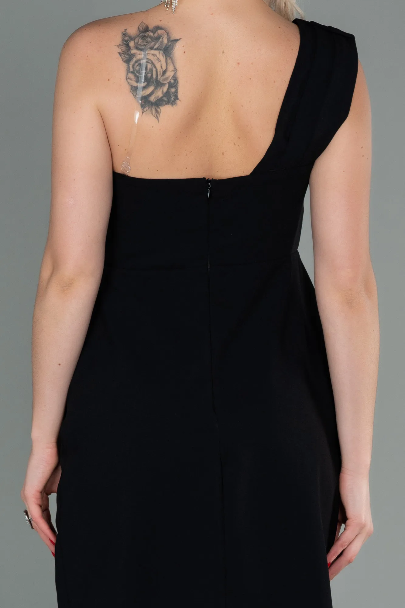 Black-Short Invitation Dress ABK1455