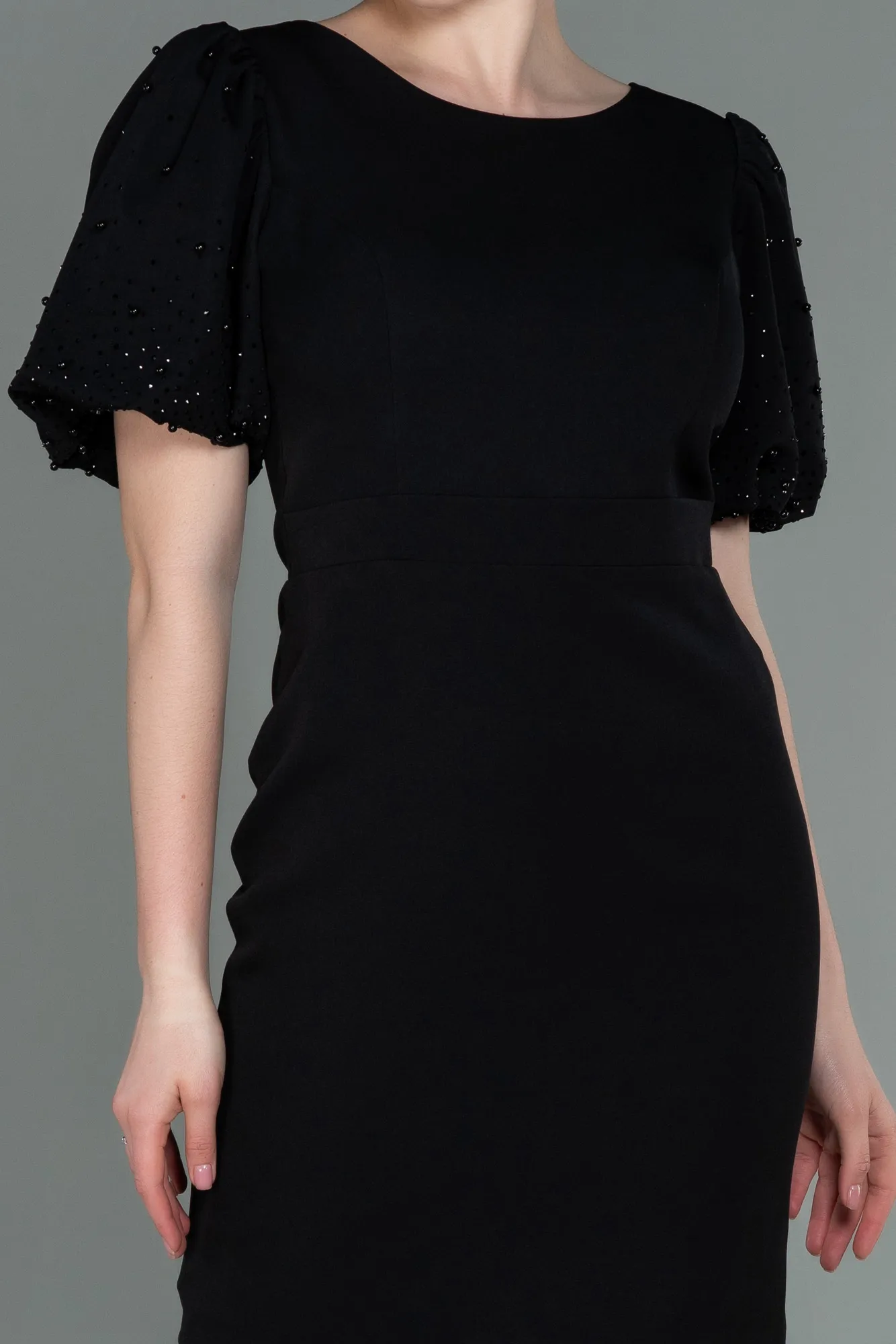 Black-Short Invitation Dress ABK1758