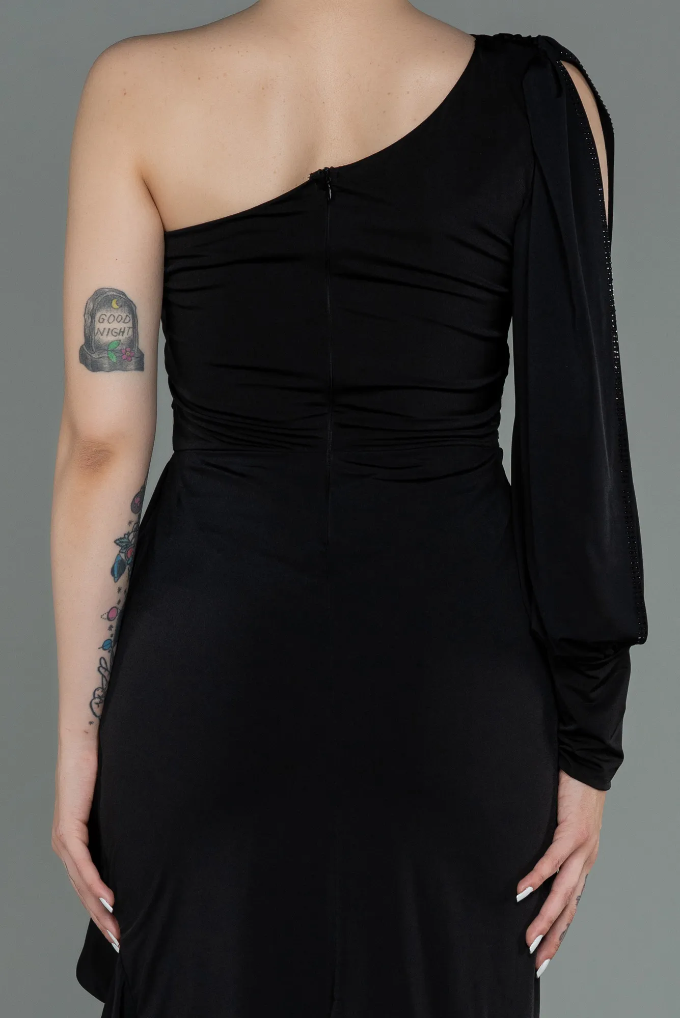 Black-Short Invitation Dress ABK1762