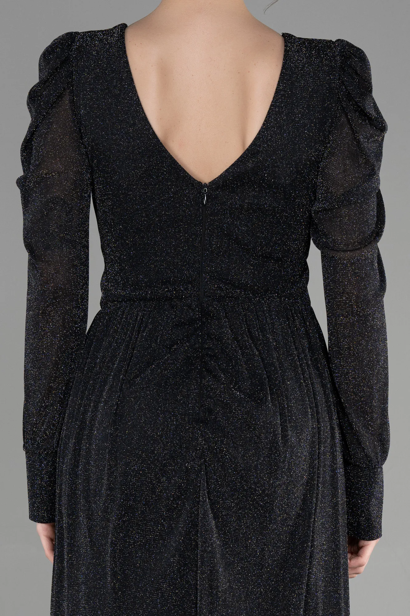 Black-Short Invitation Dress ABK1839